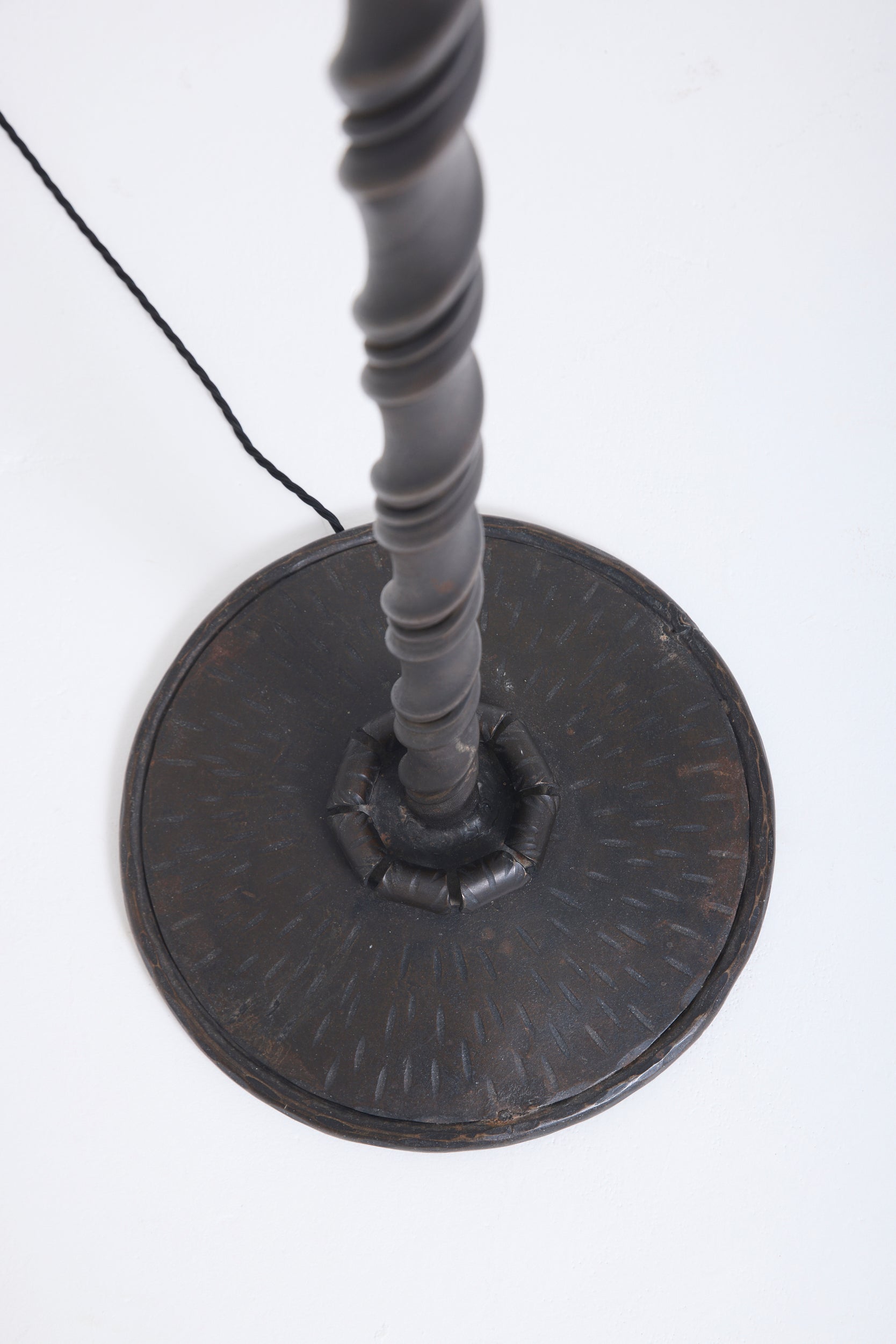 Twisted Iron Floor Lamp