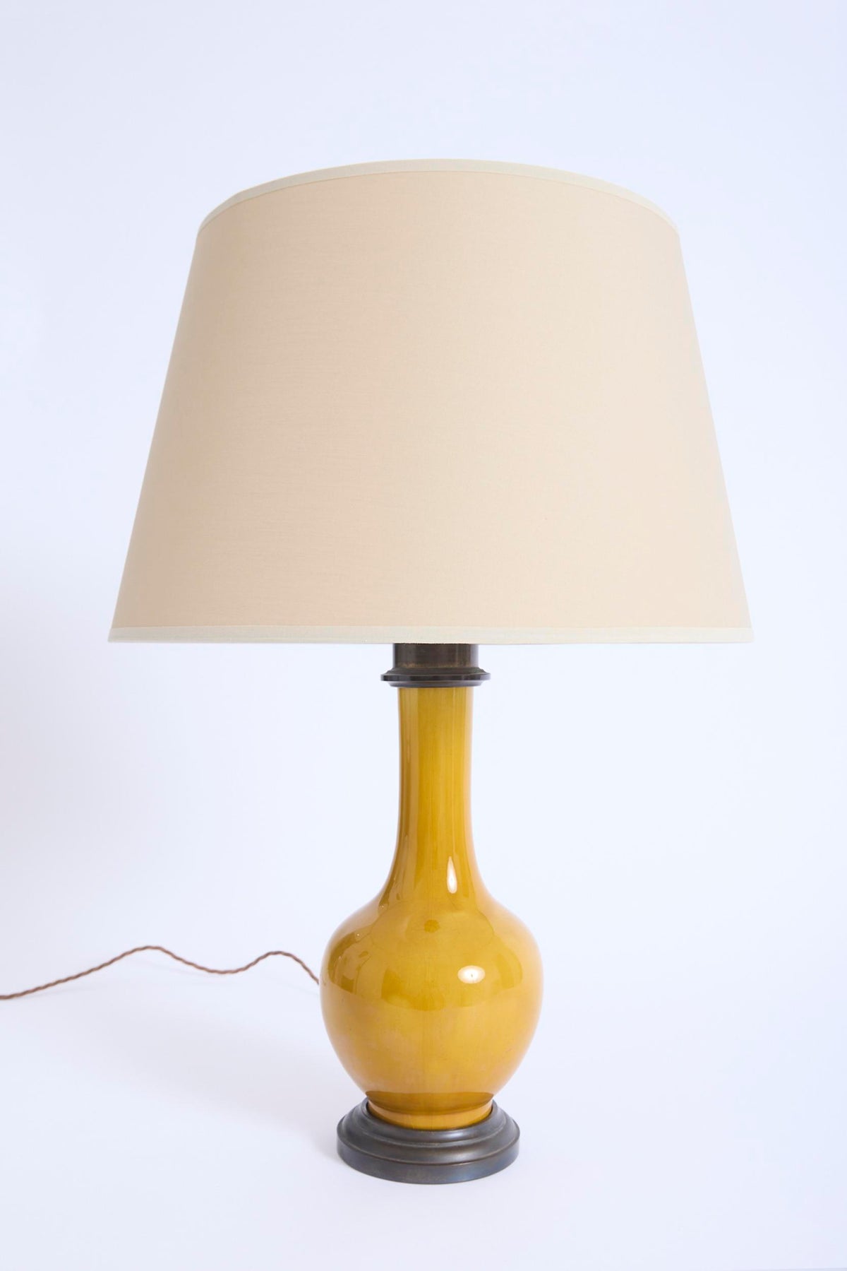 Yellow Ceramic Table Lamp