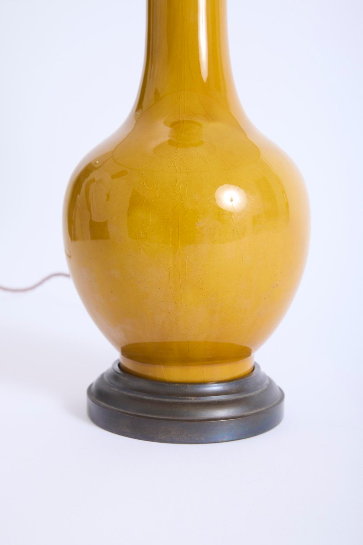 Yellow Ceramic Table Lamp