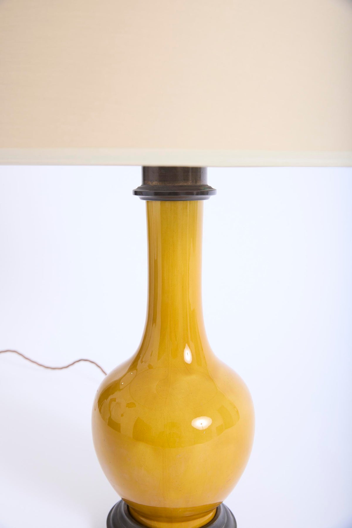 Yellow Ceramic Table Lamp