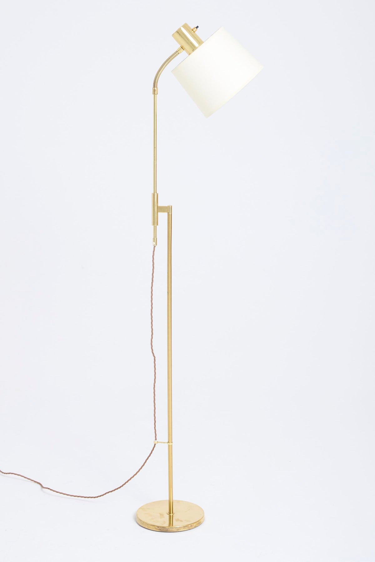 Brass Reading Floor Lamp