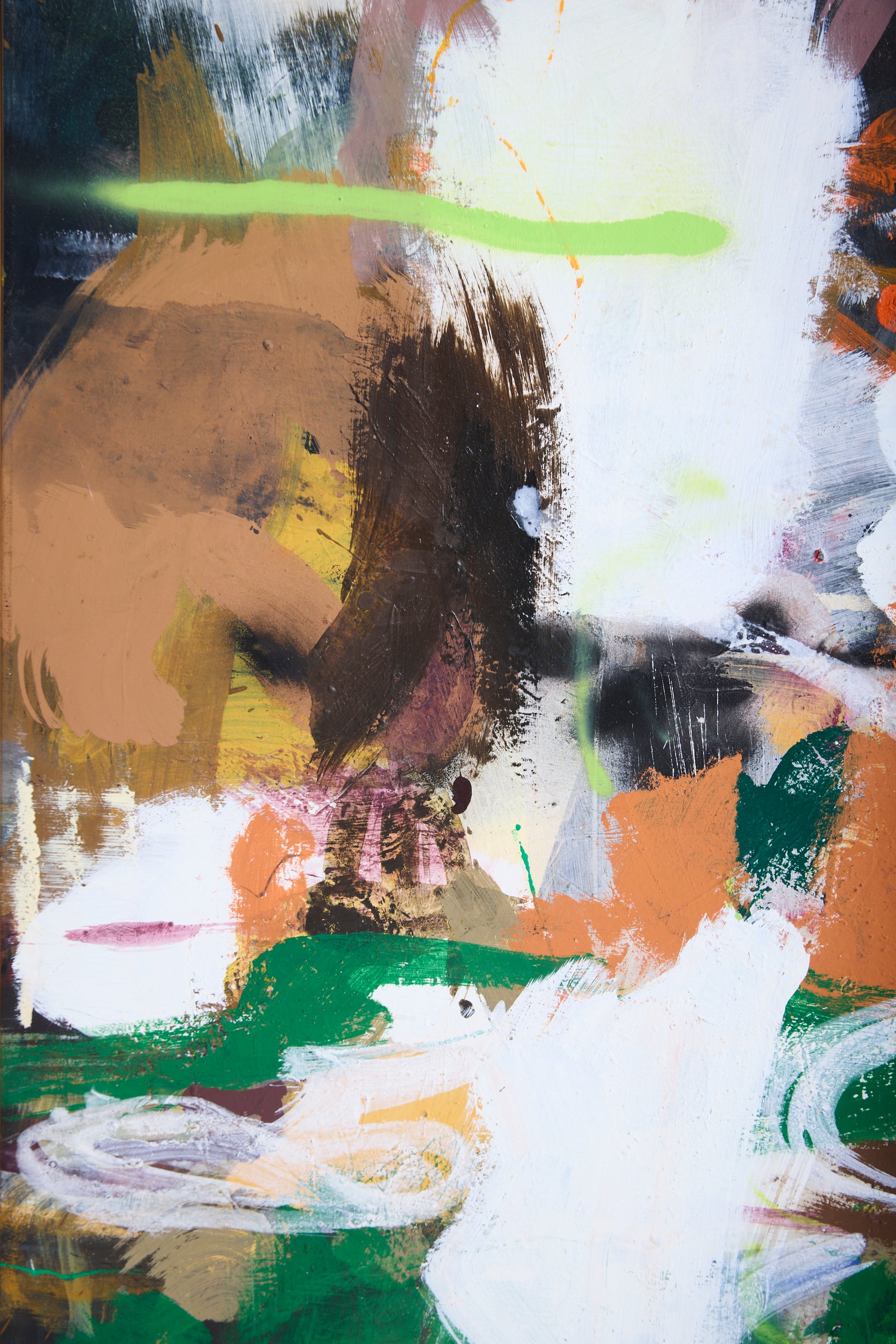 Abstract Painting by Lars Ahlstrand (B. 1958)