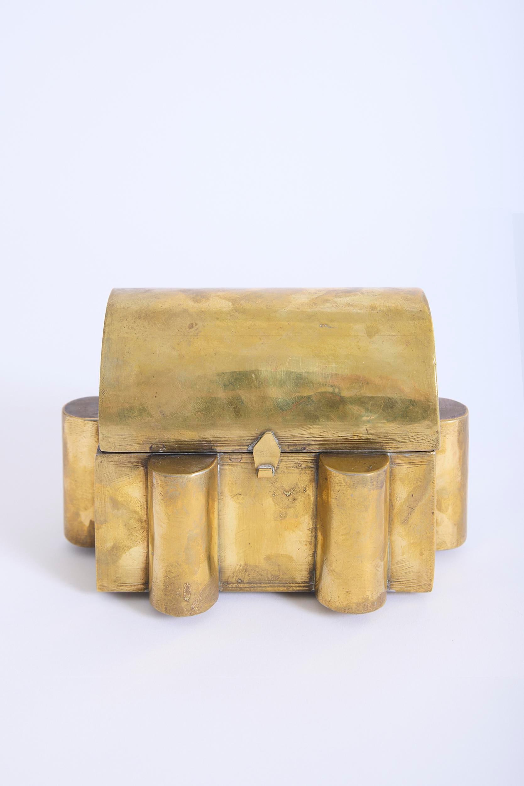 French Brass Box
