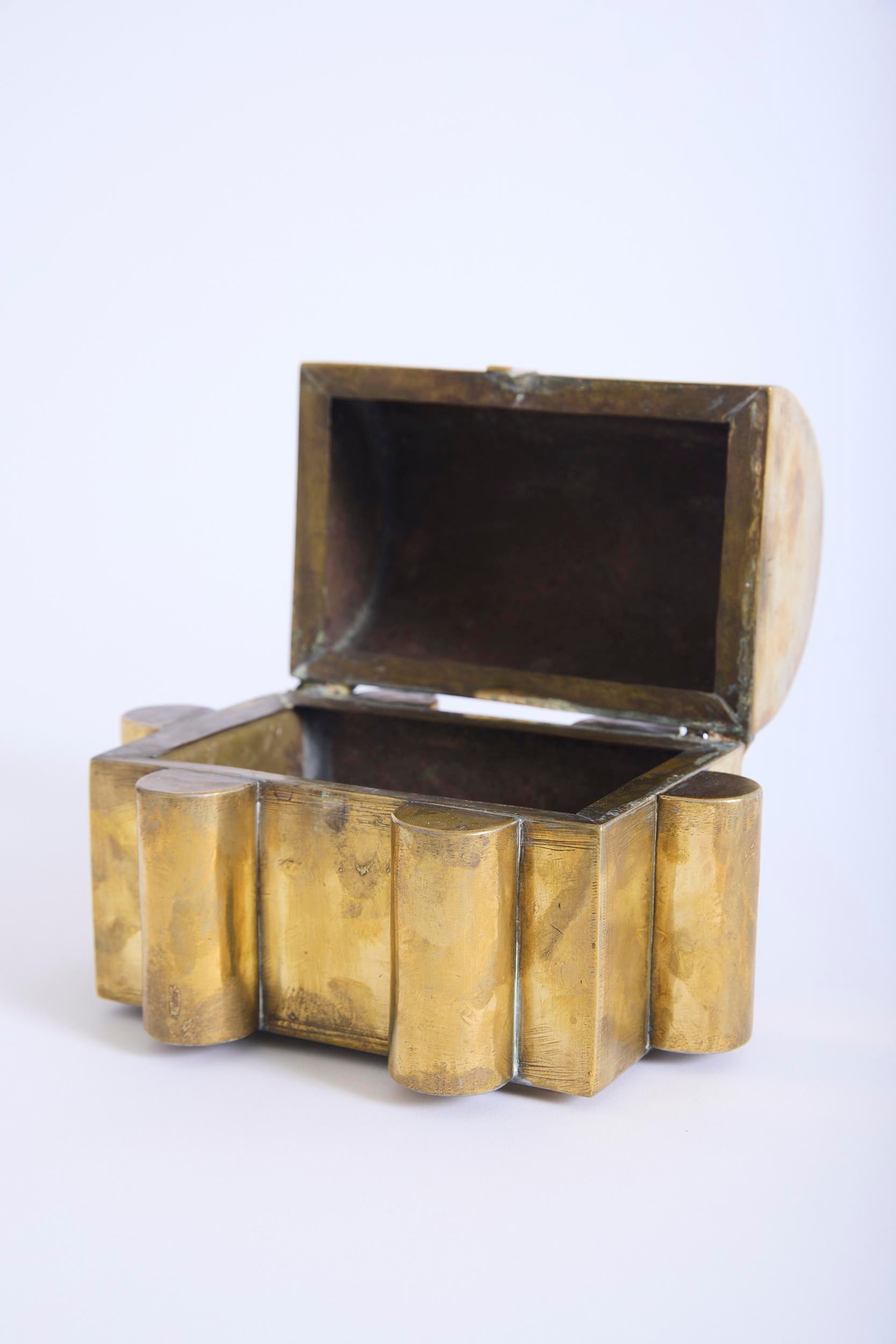 French Brass Box