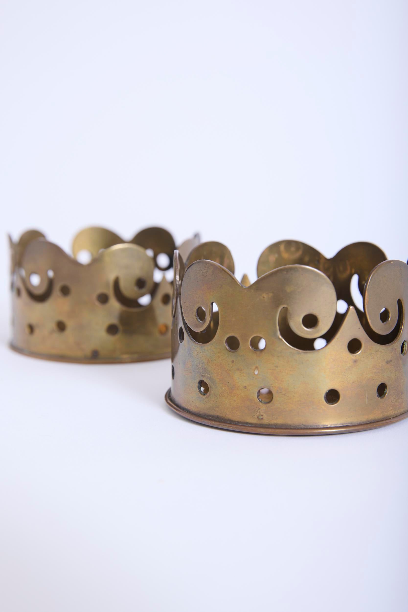 Pair of Brass Coasters