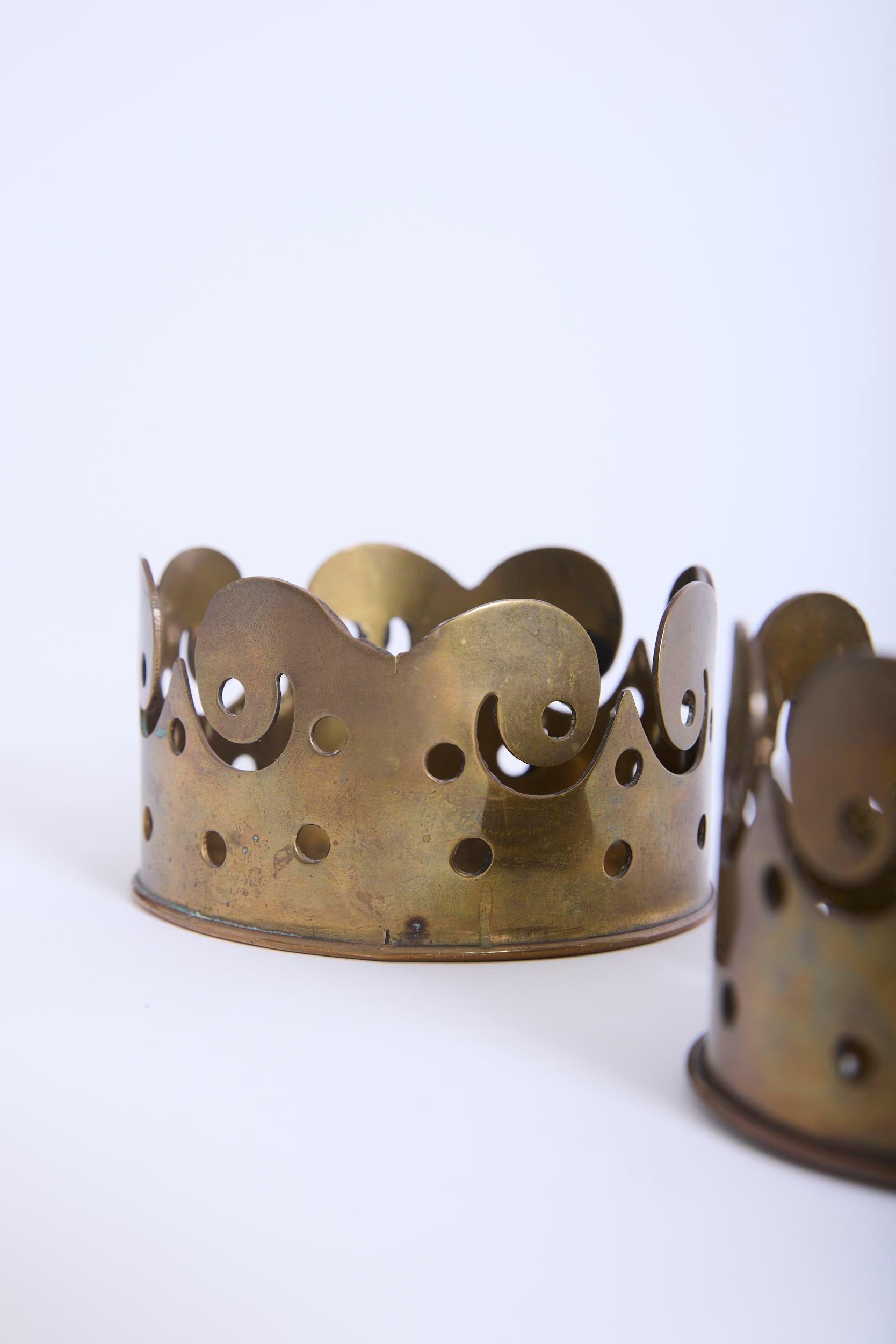 Pair of Brass Coasters