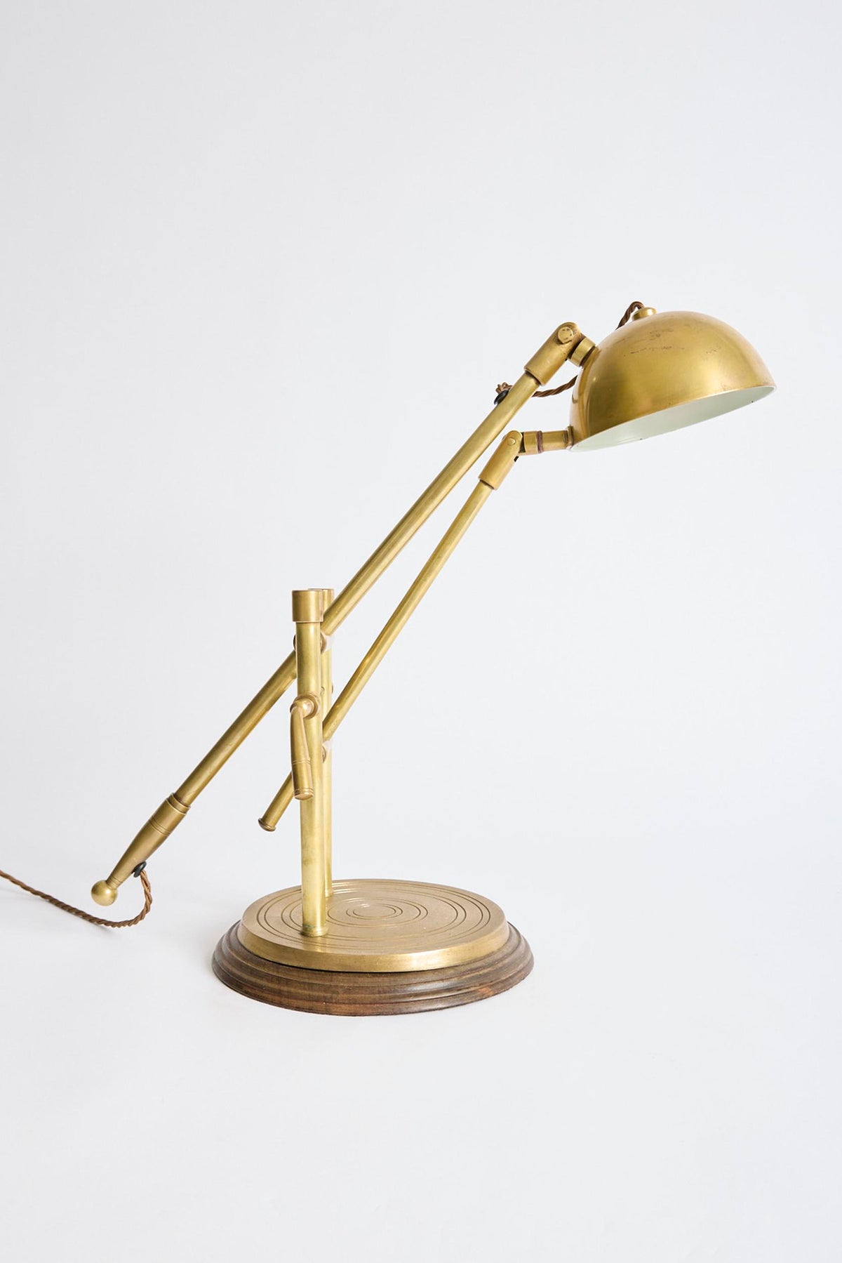 French Brass Table Lamp