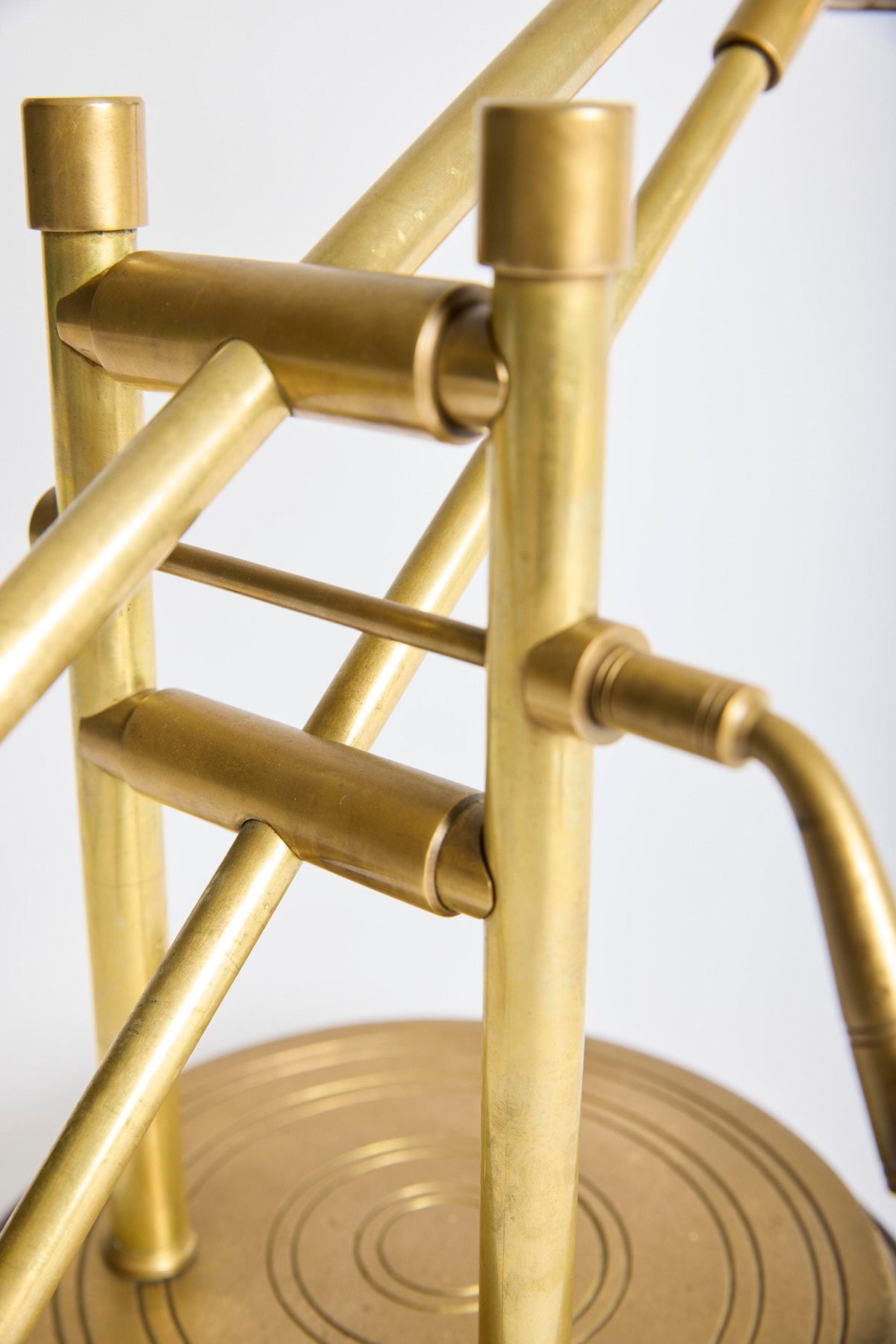 French Brass Table Lamp