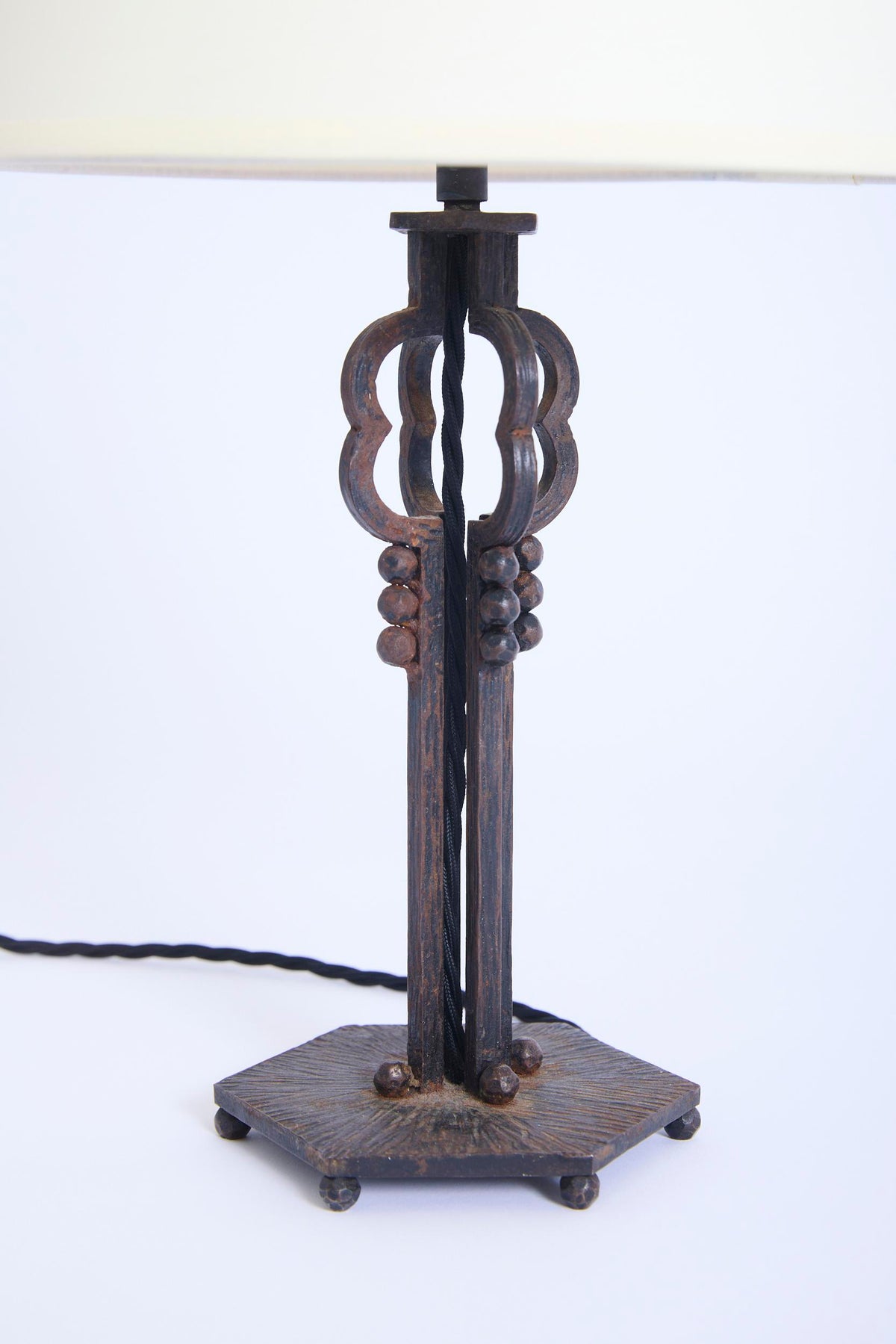 Forged Iron Table Lamp