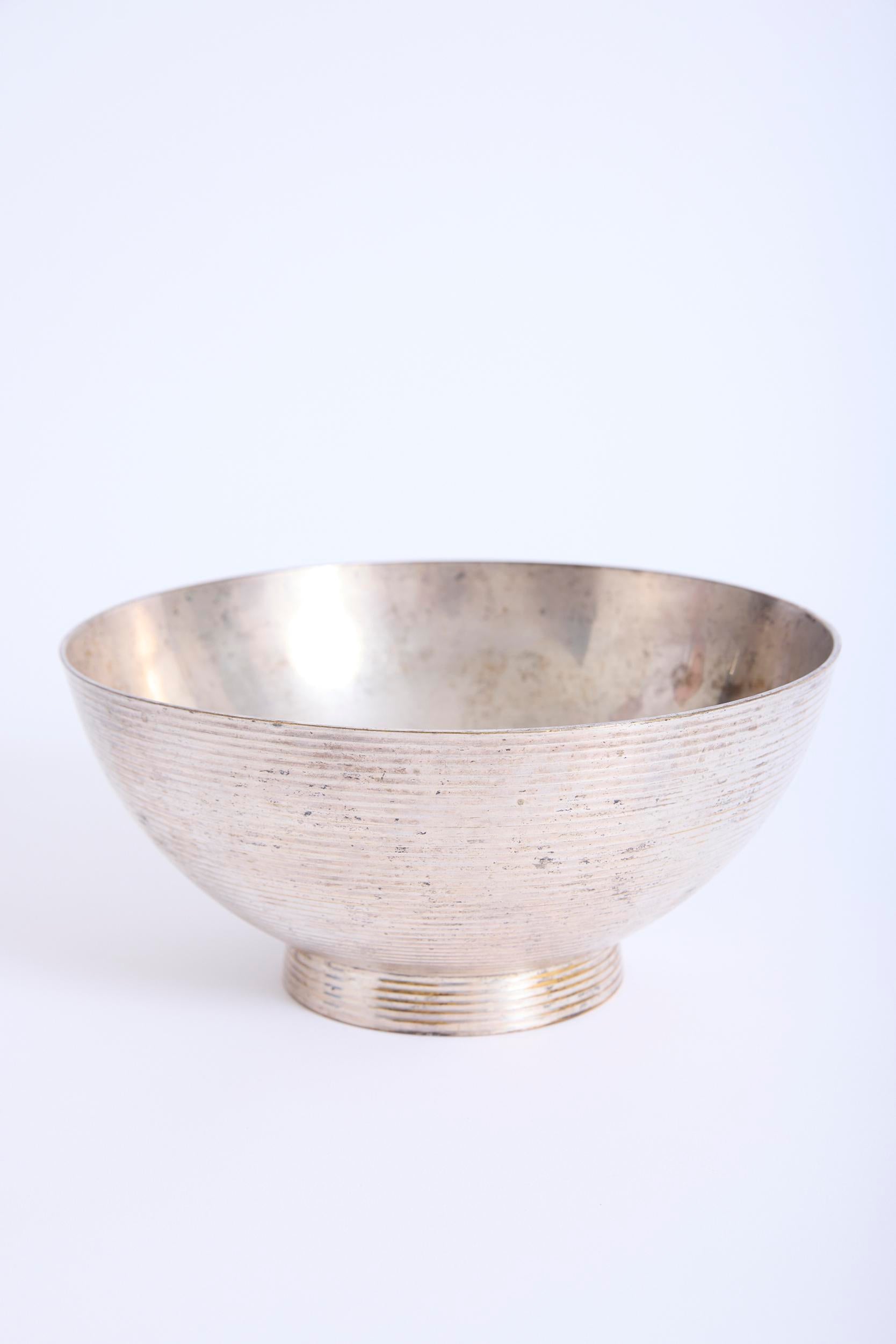 Art Deco Silvered Bowl
