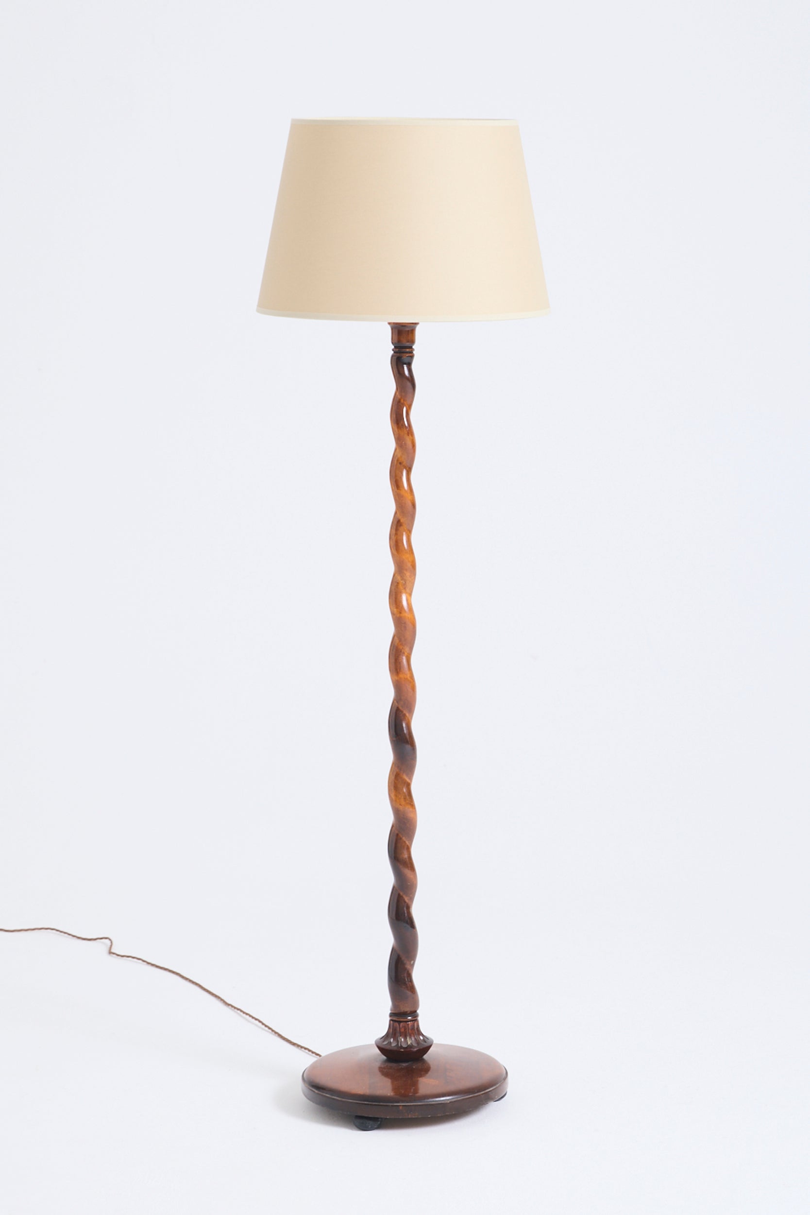 Swedish Twisted Floor Lamp