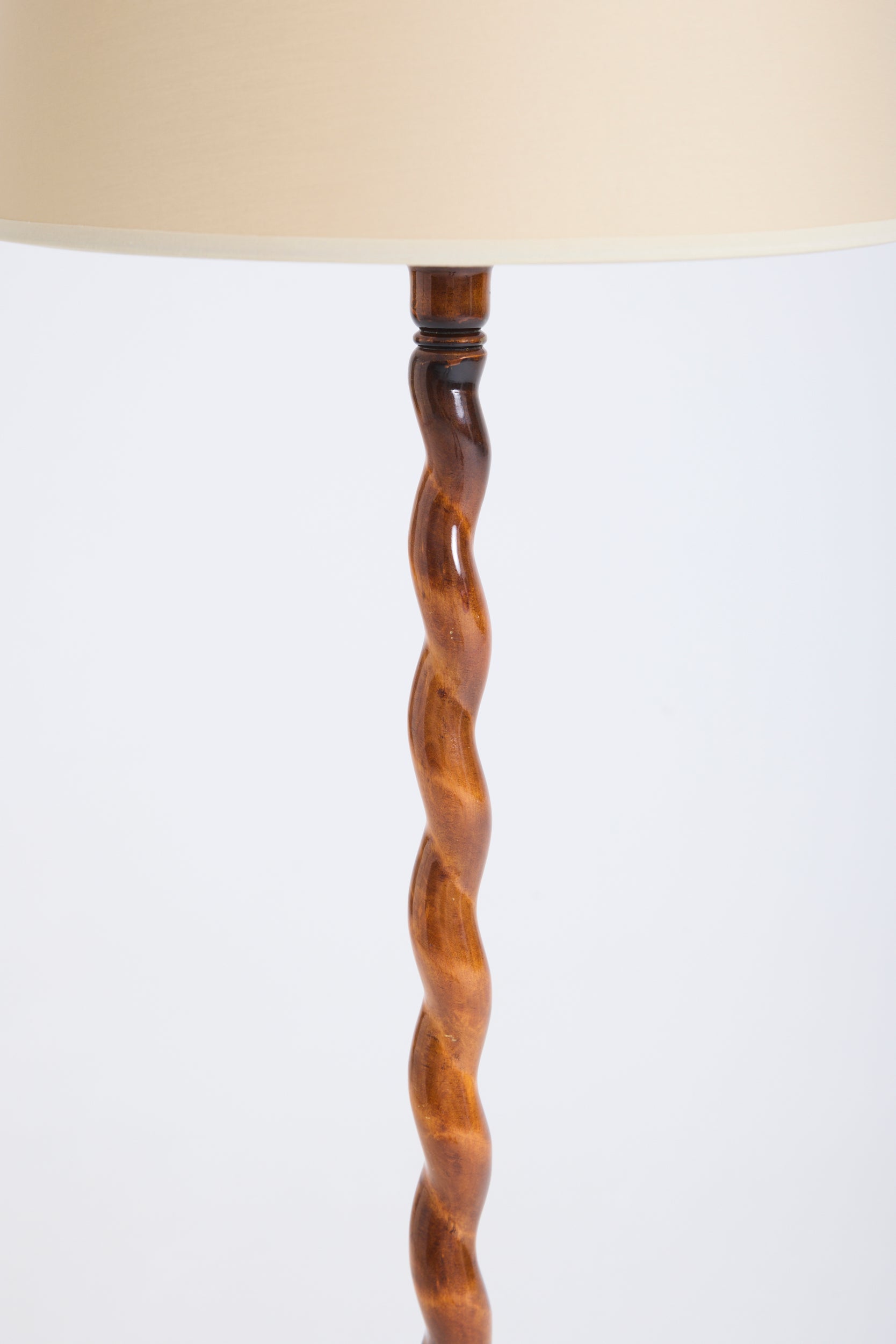 Swedish Twisted Floor Lamp