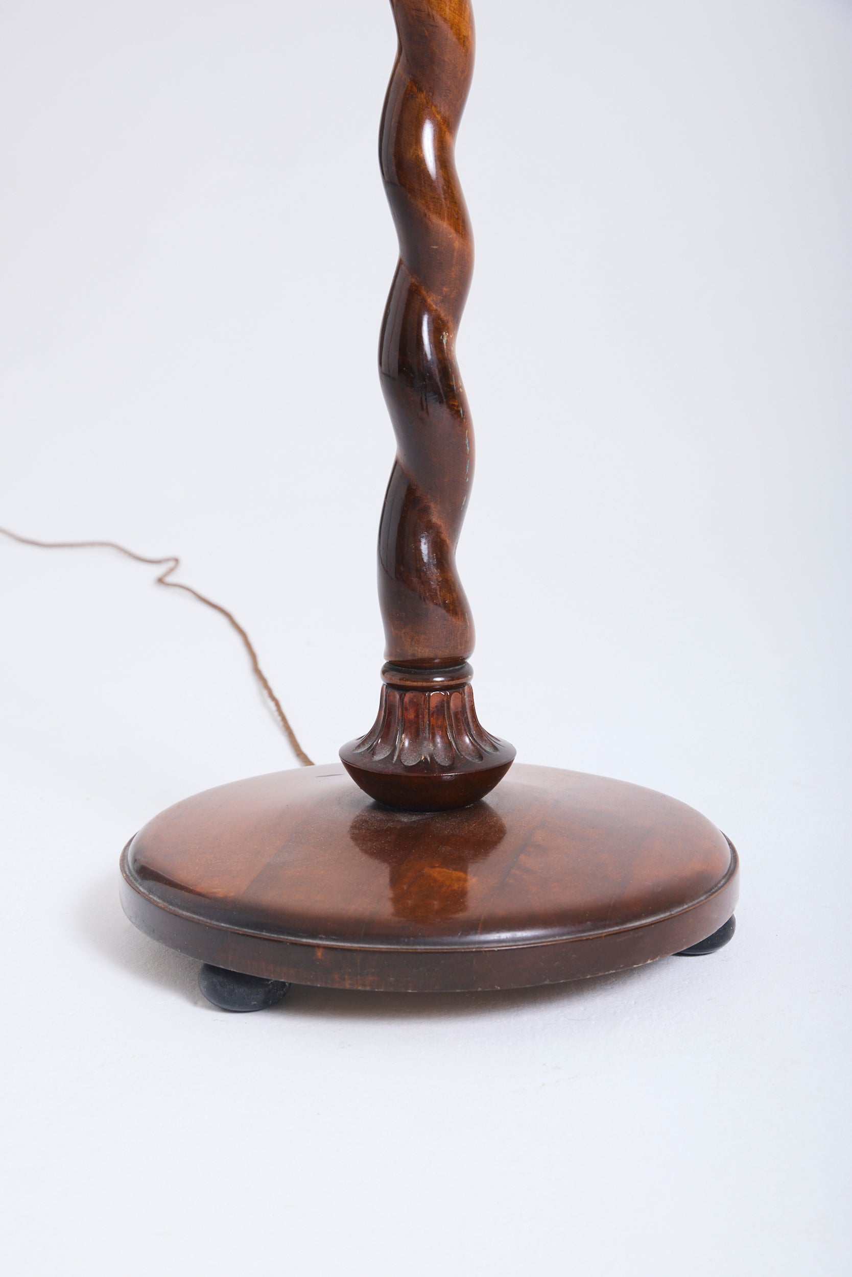 Swedish Twisted Floor Lamp