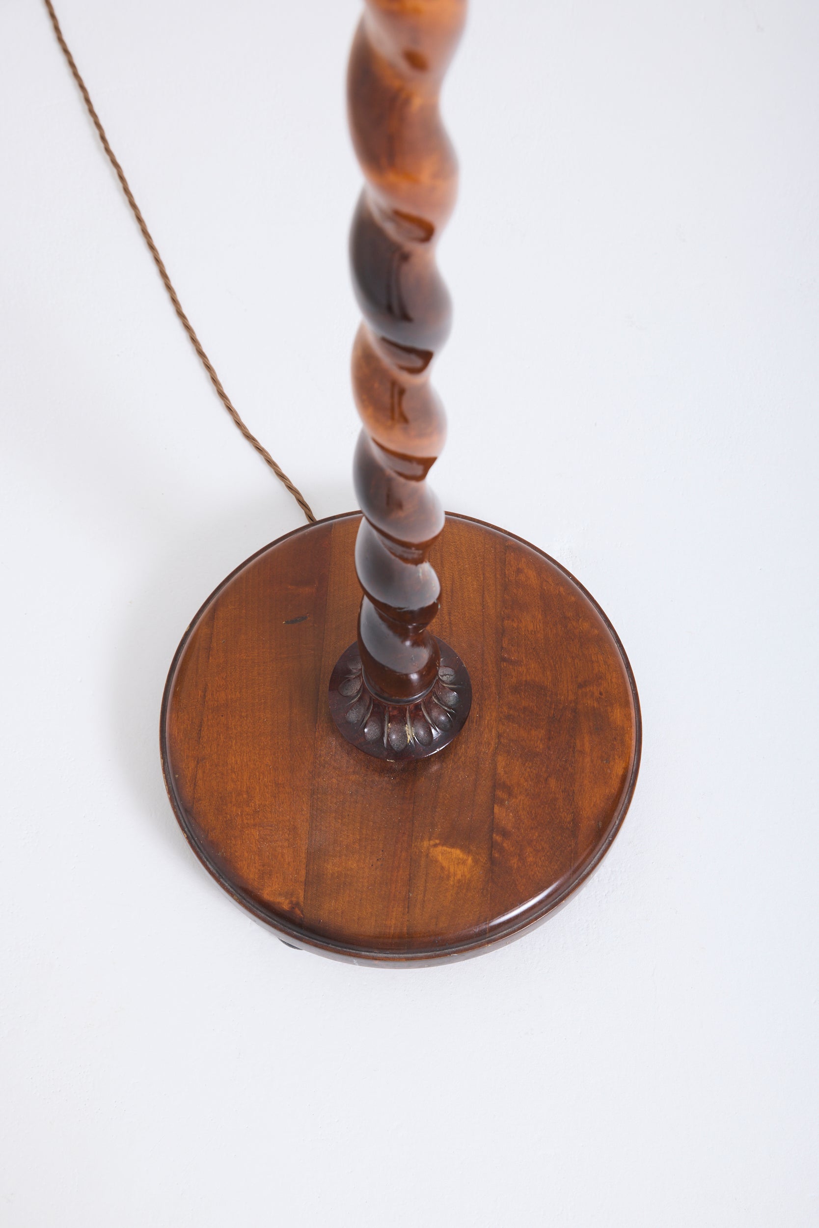 Swedish Twisted Floor Lamp