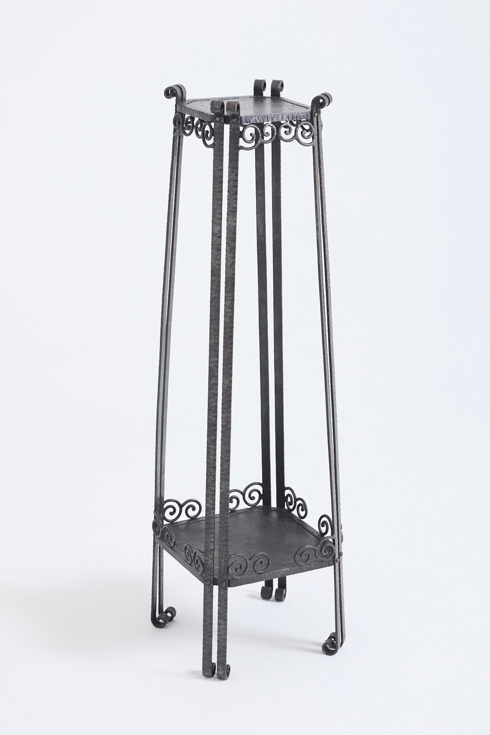 Art Deco Iron Pedestal