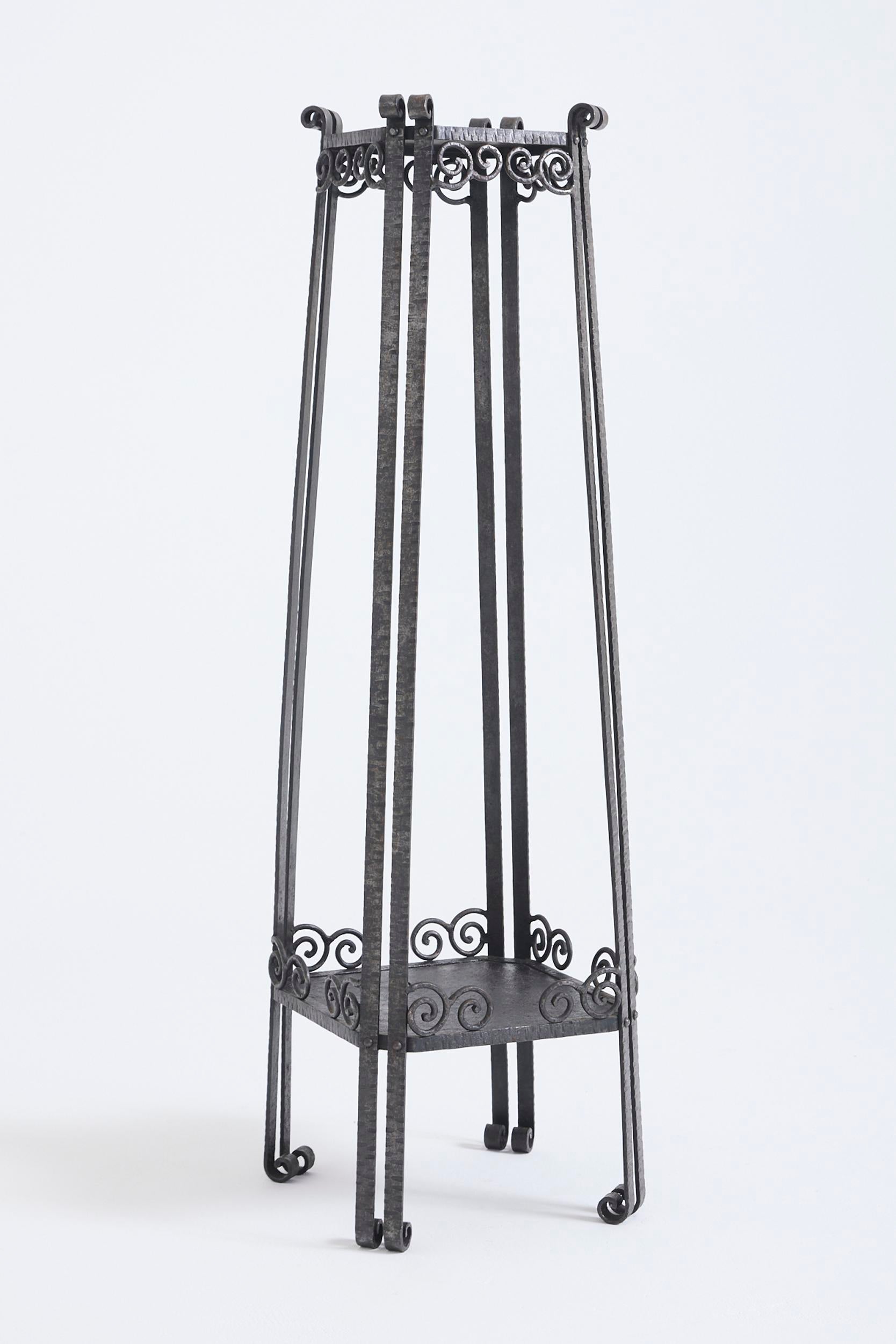 Art Deco Iron Pedestal