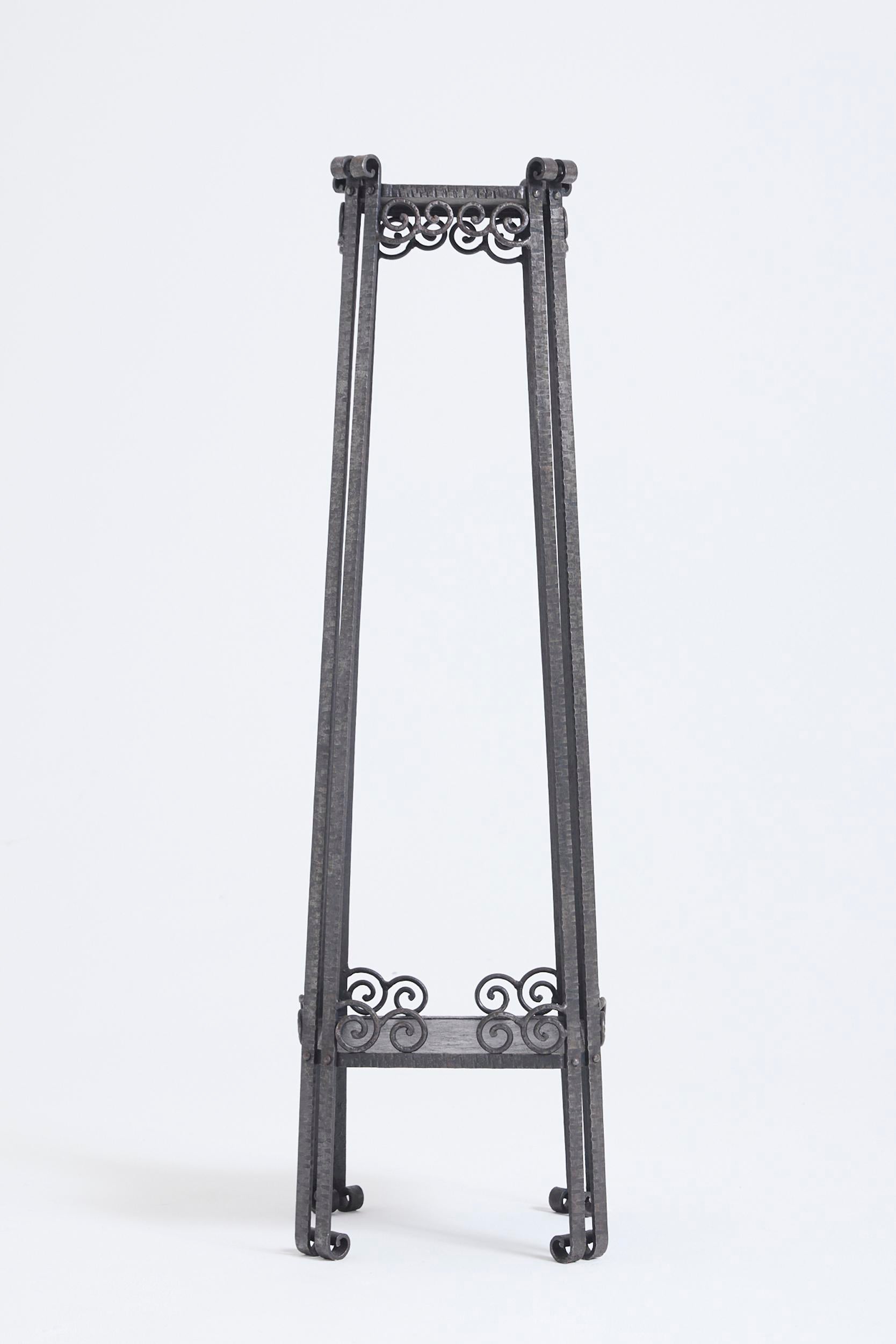 Art Deco Iron Pedestal
