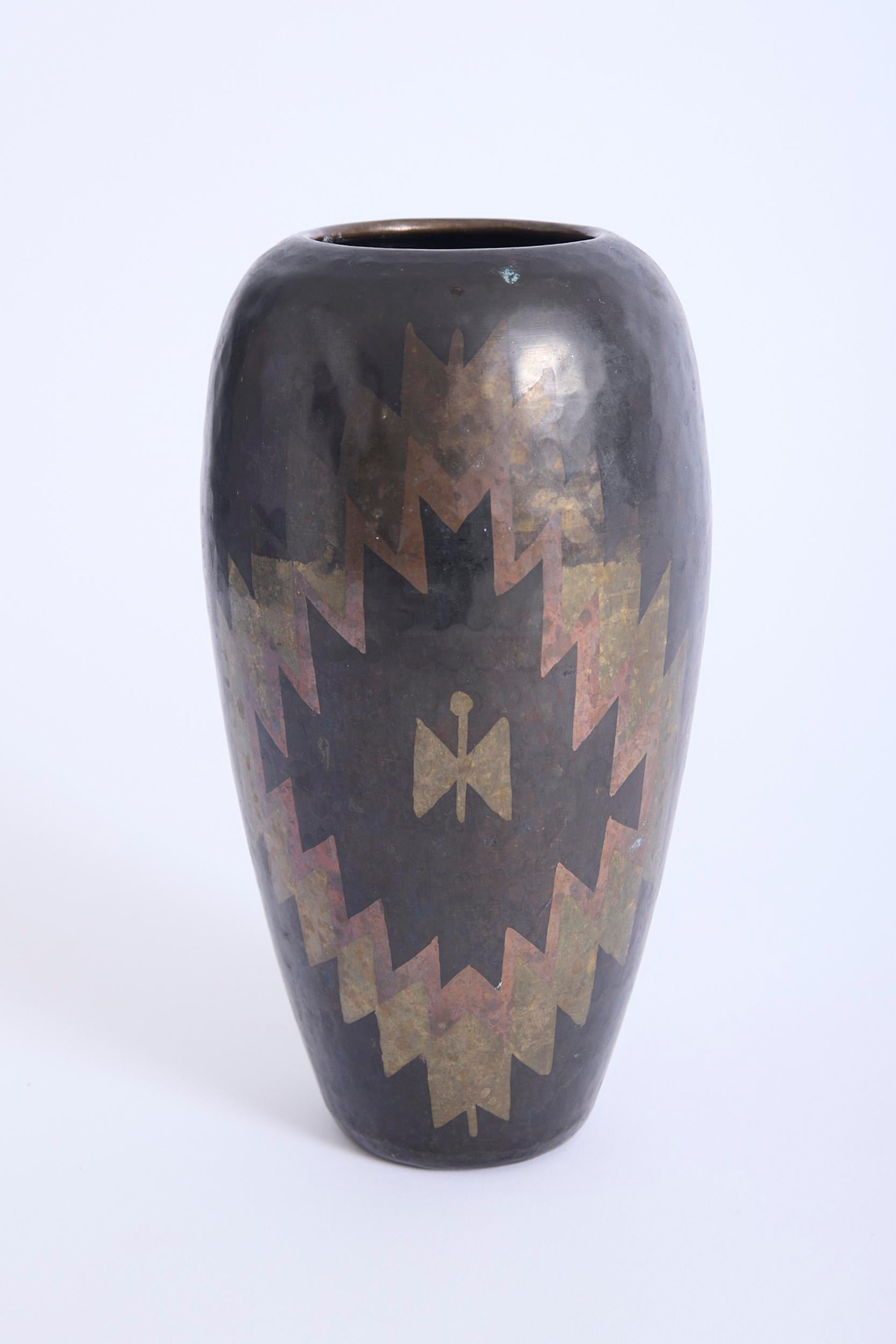 Art Deco Dinanderie Vase