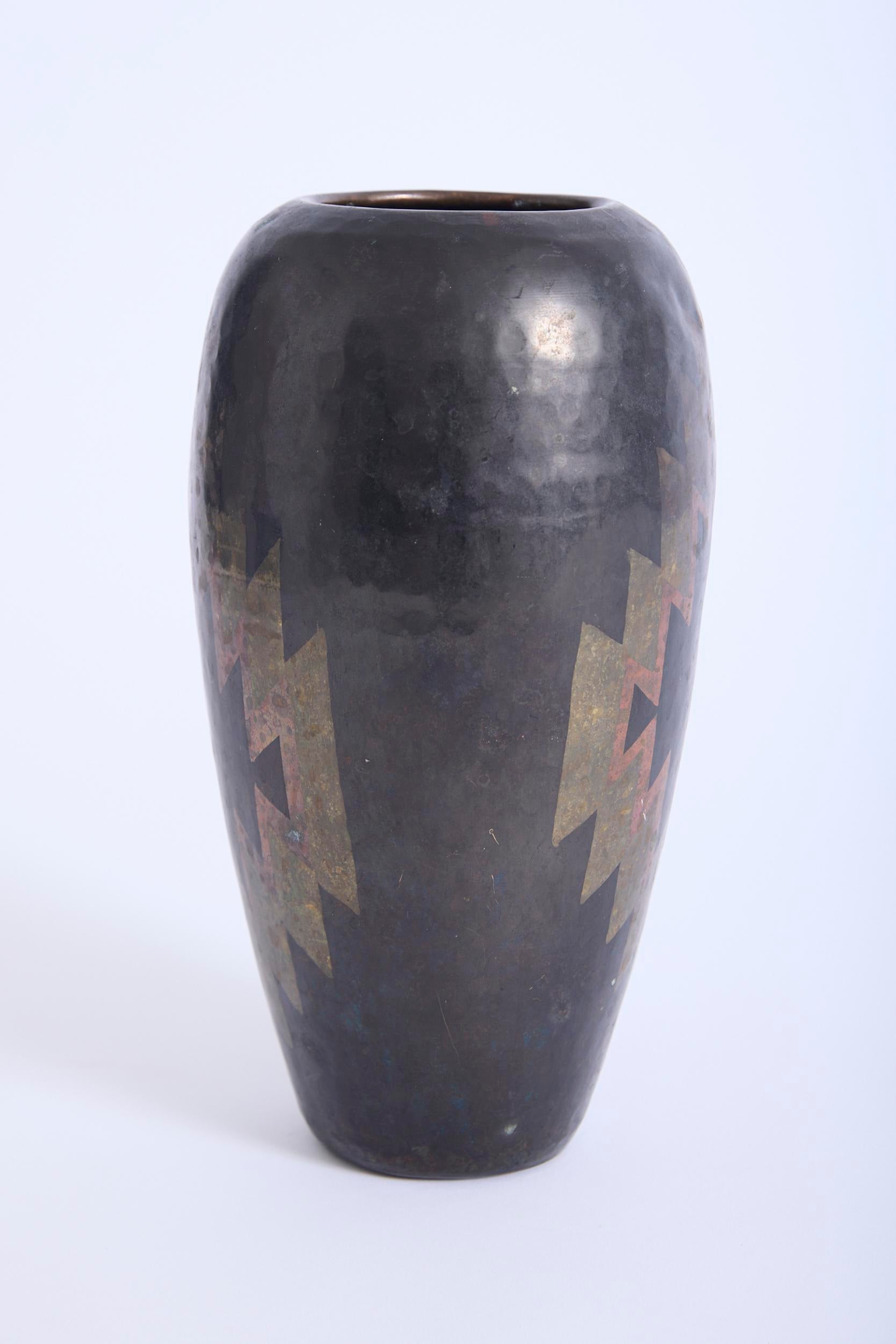 Art Deco Dinanderie Vase