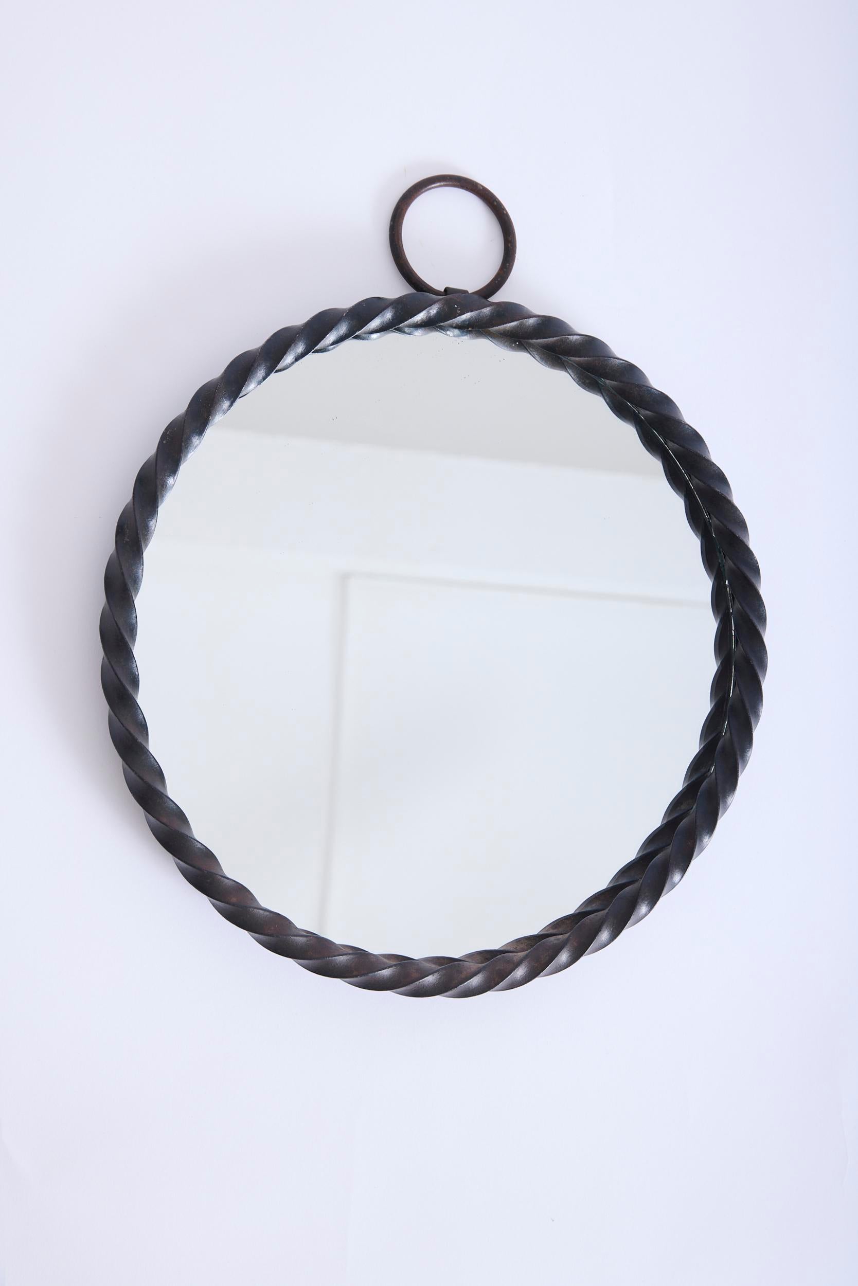 French Iron Mirror