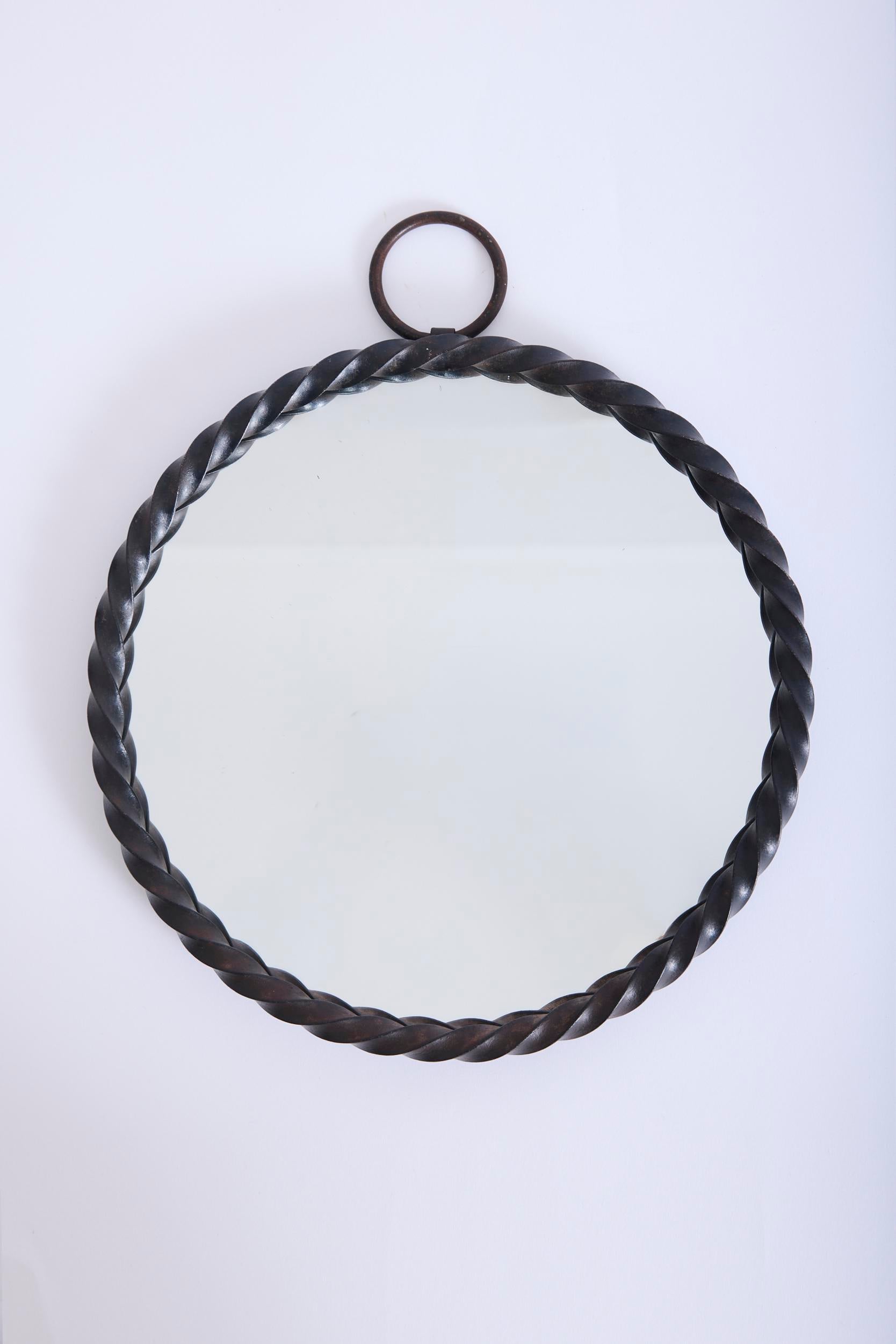 French Iron Mirror