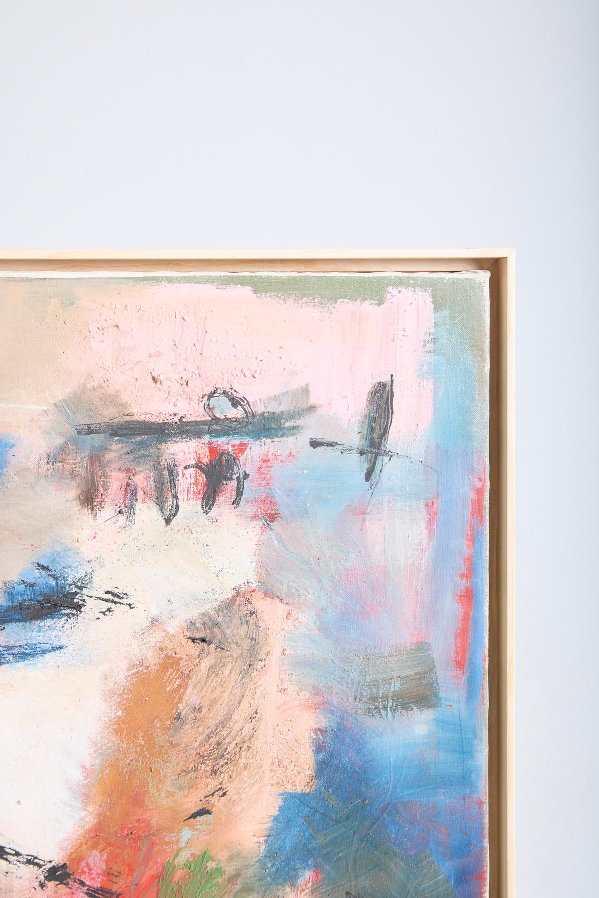 Abstract Painting, 1975, by Franz Hirsch (1924-2010)