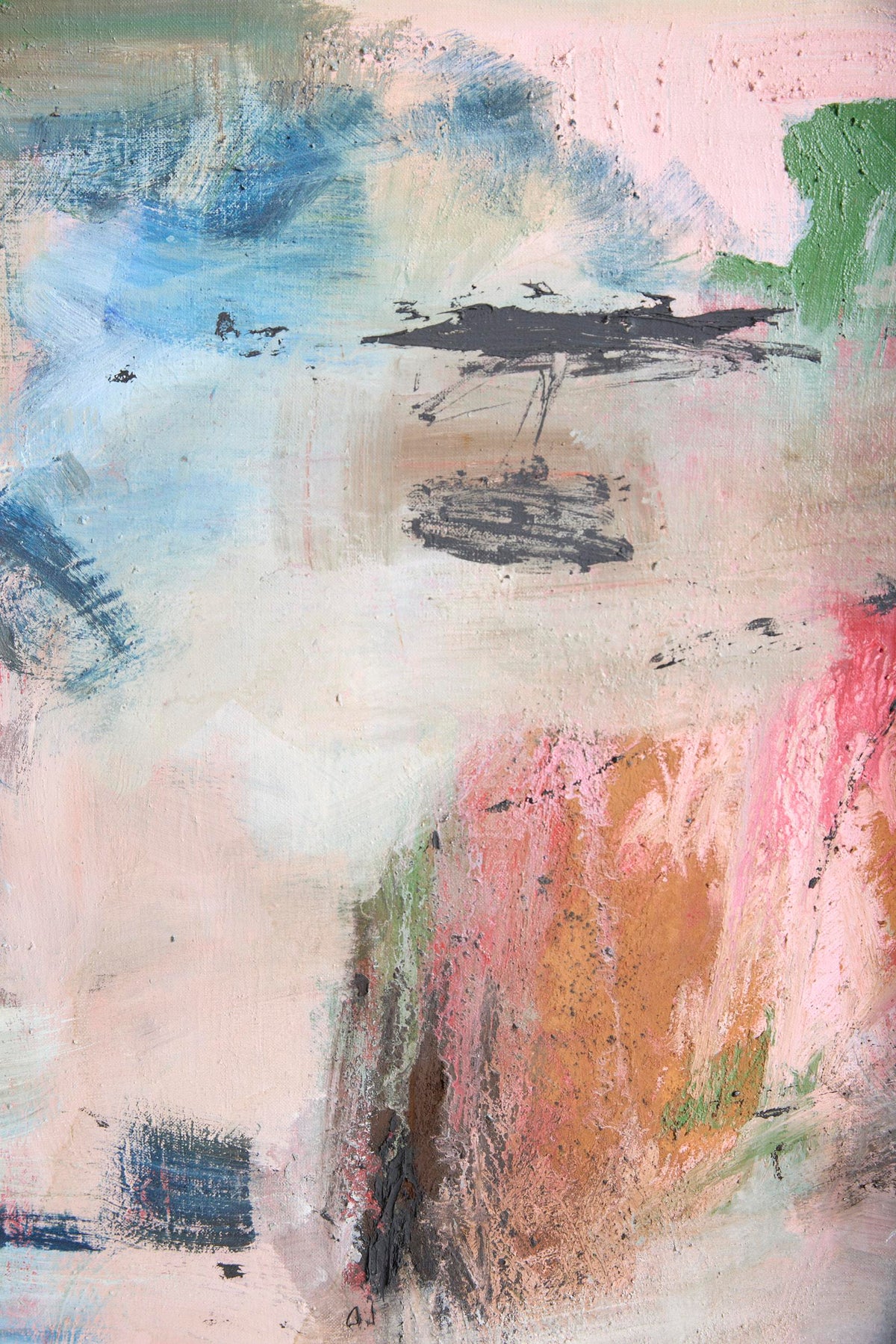 Abstract Painting, 1975, by Franz Hirsch (1924-2010)