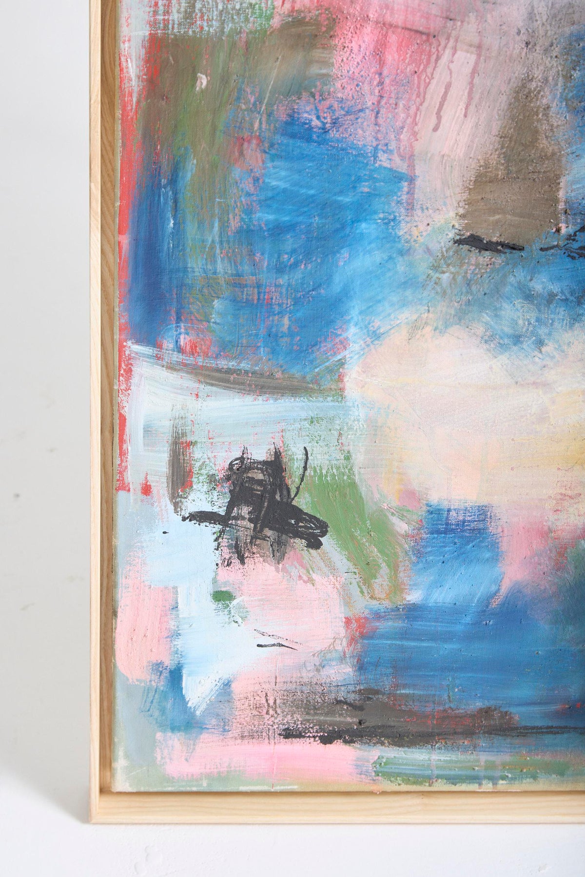 Abstract Painting, 1975, by Franz Hirsch (1924-2010)