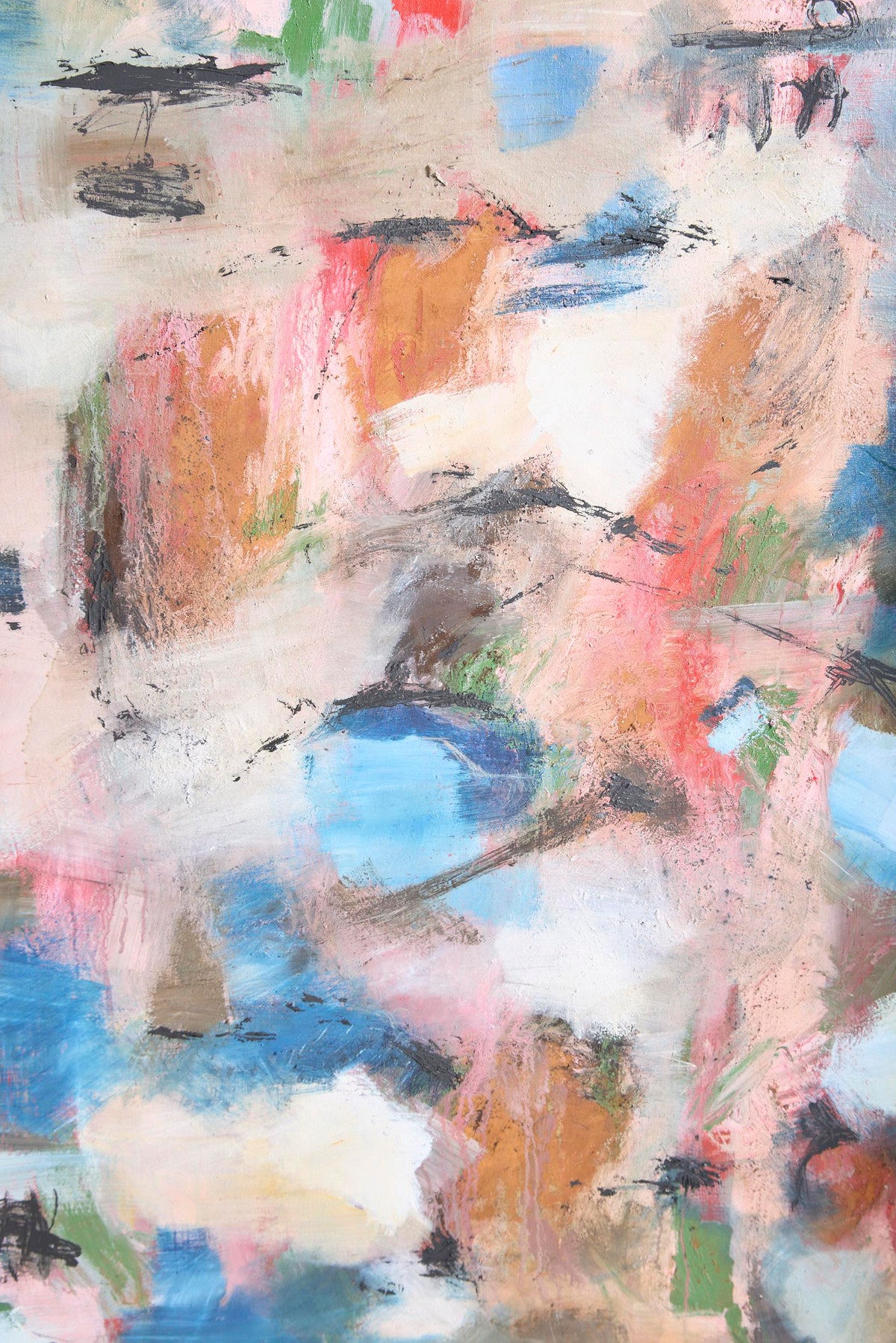 Abstract Painting, 1975, by Franz Hirsch (1924-2010)