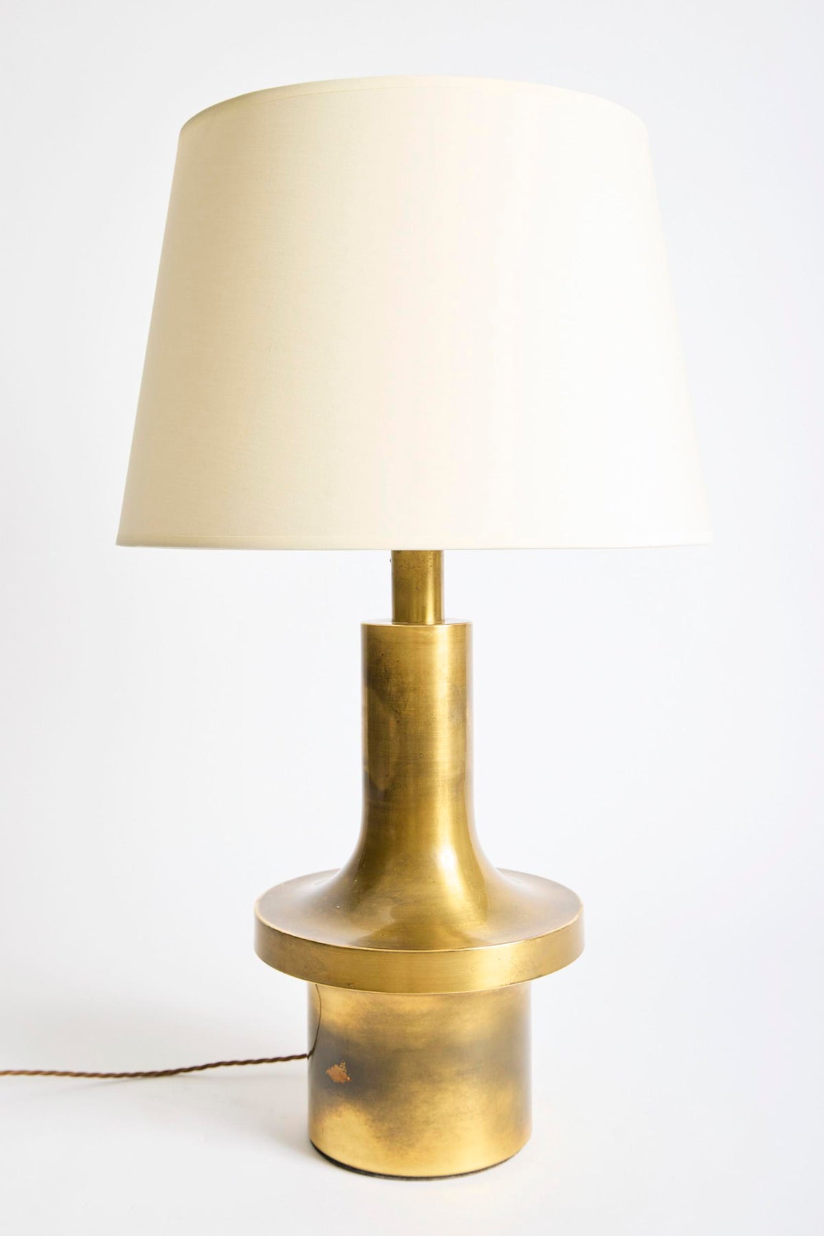 Mid-Century Brass Table Lamp