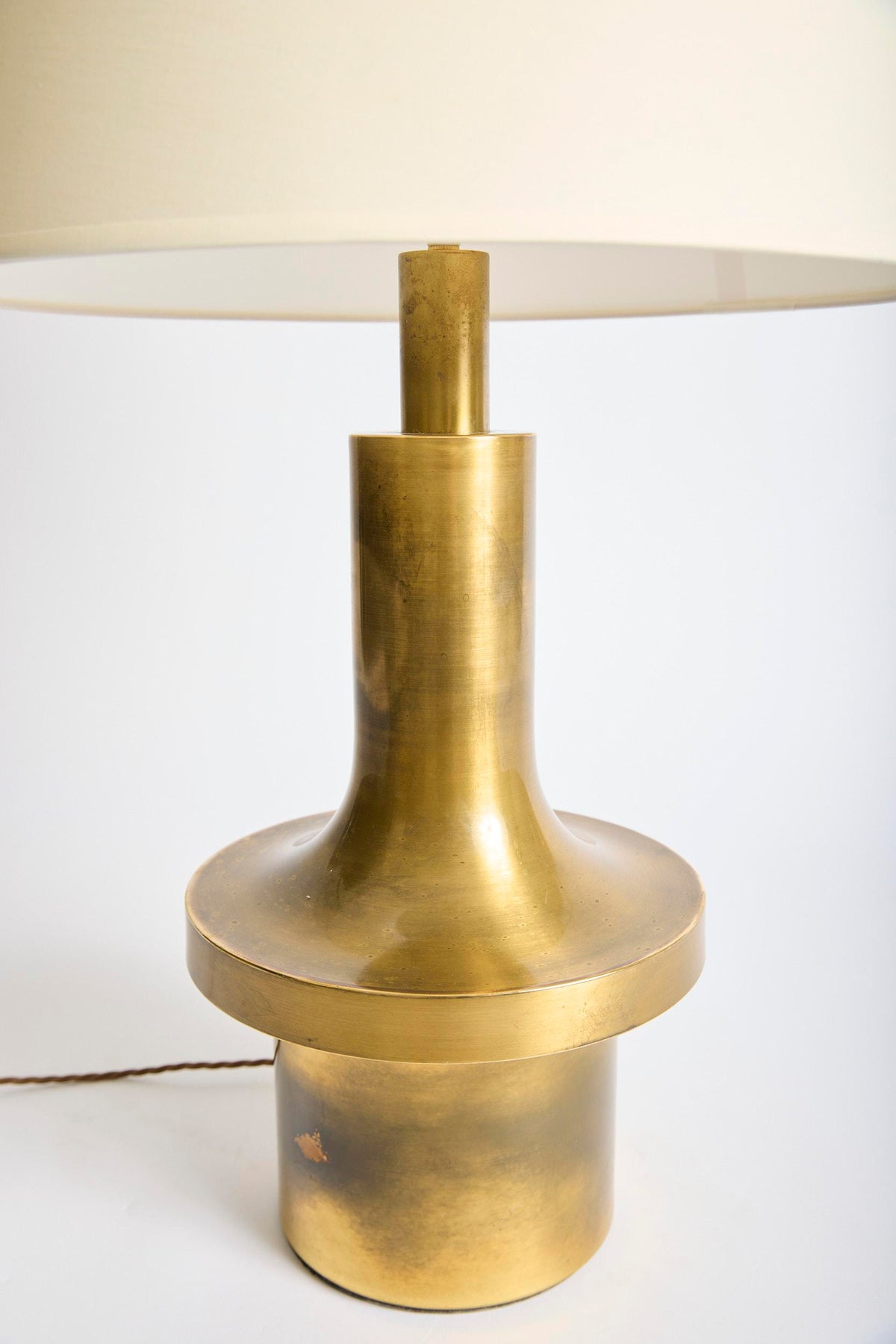 Mid-Century Brass Table Lamp