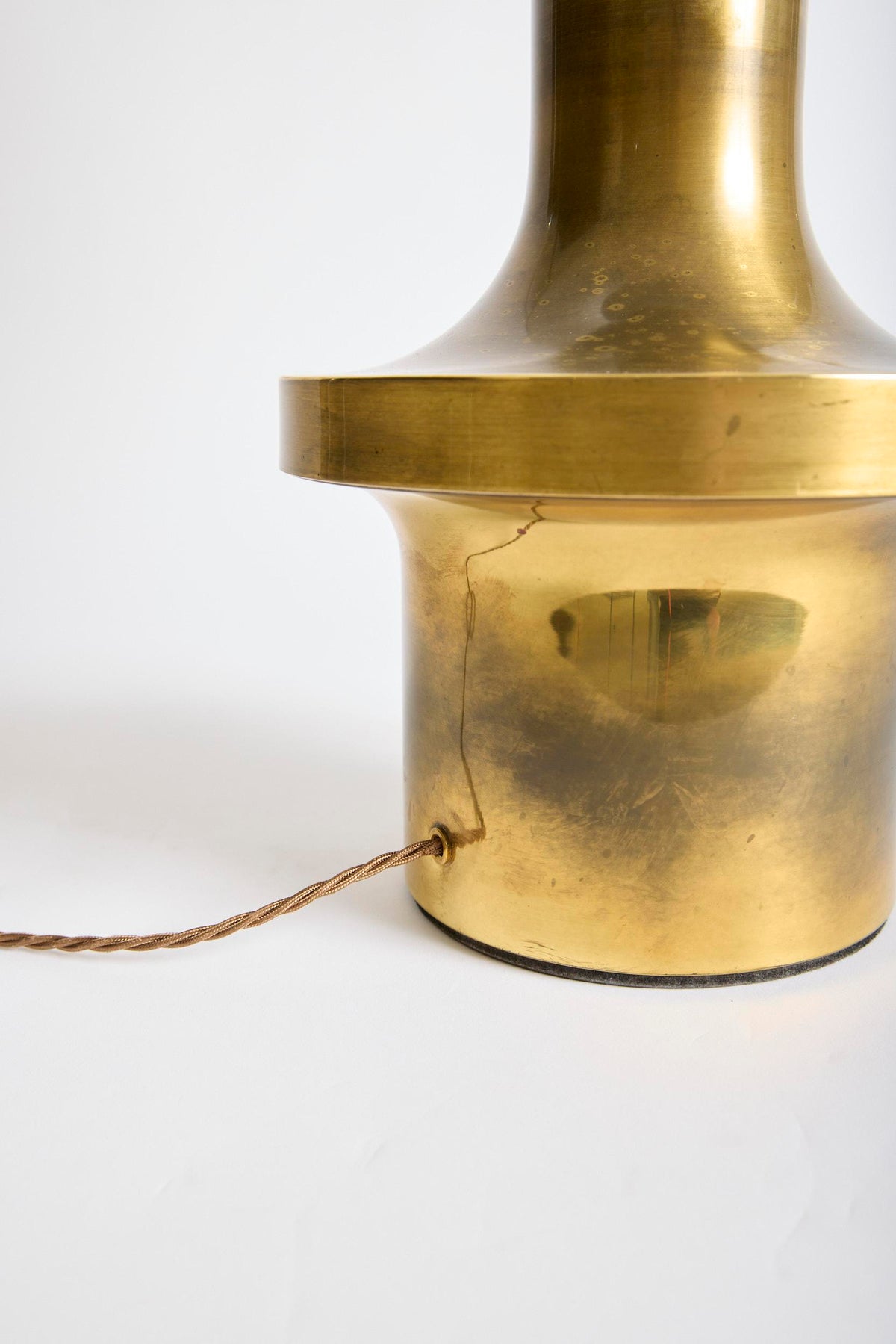 Mid-Century Brass Table Lamp