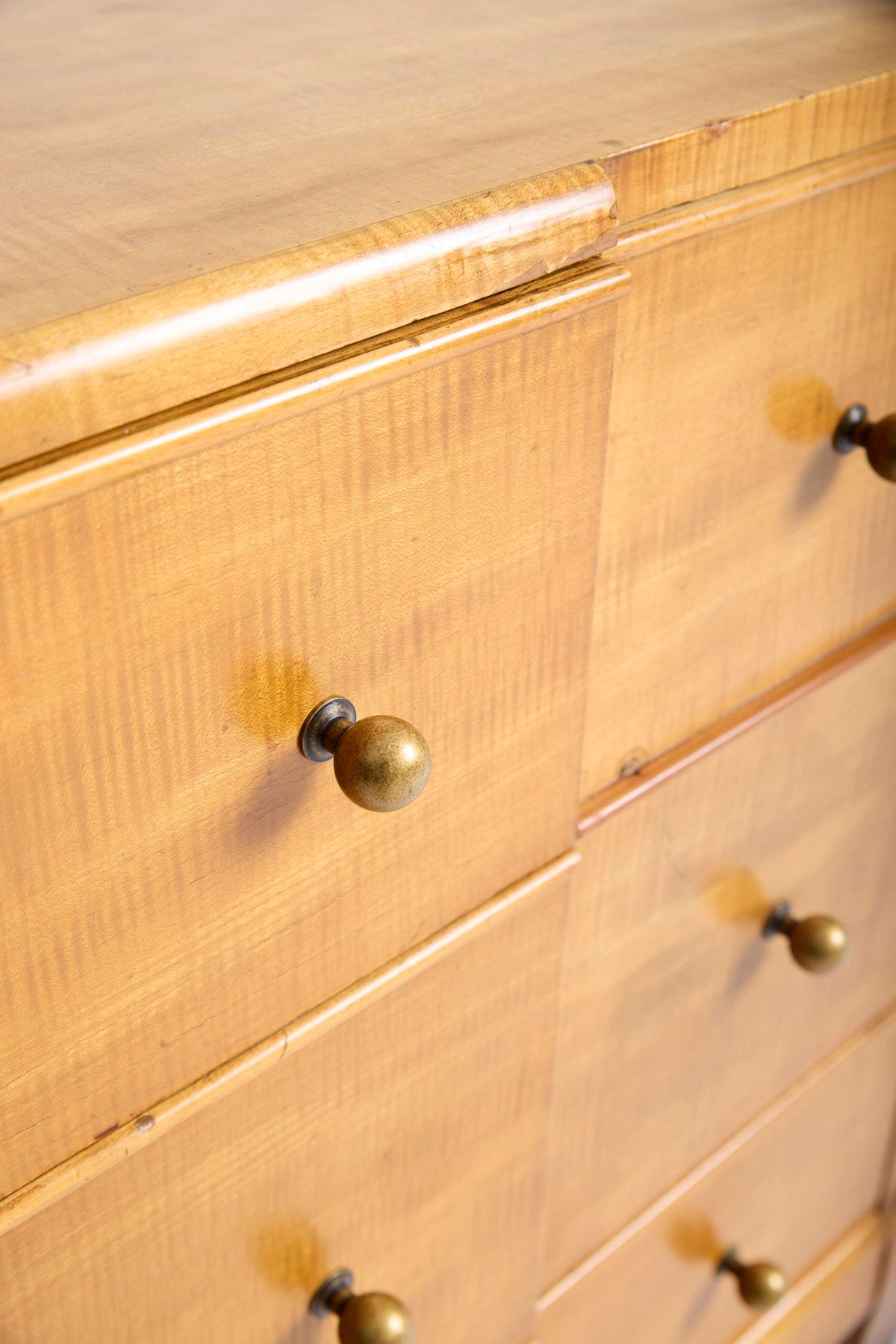 Art Deco Sycamore Chest of Drawers
