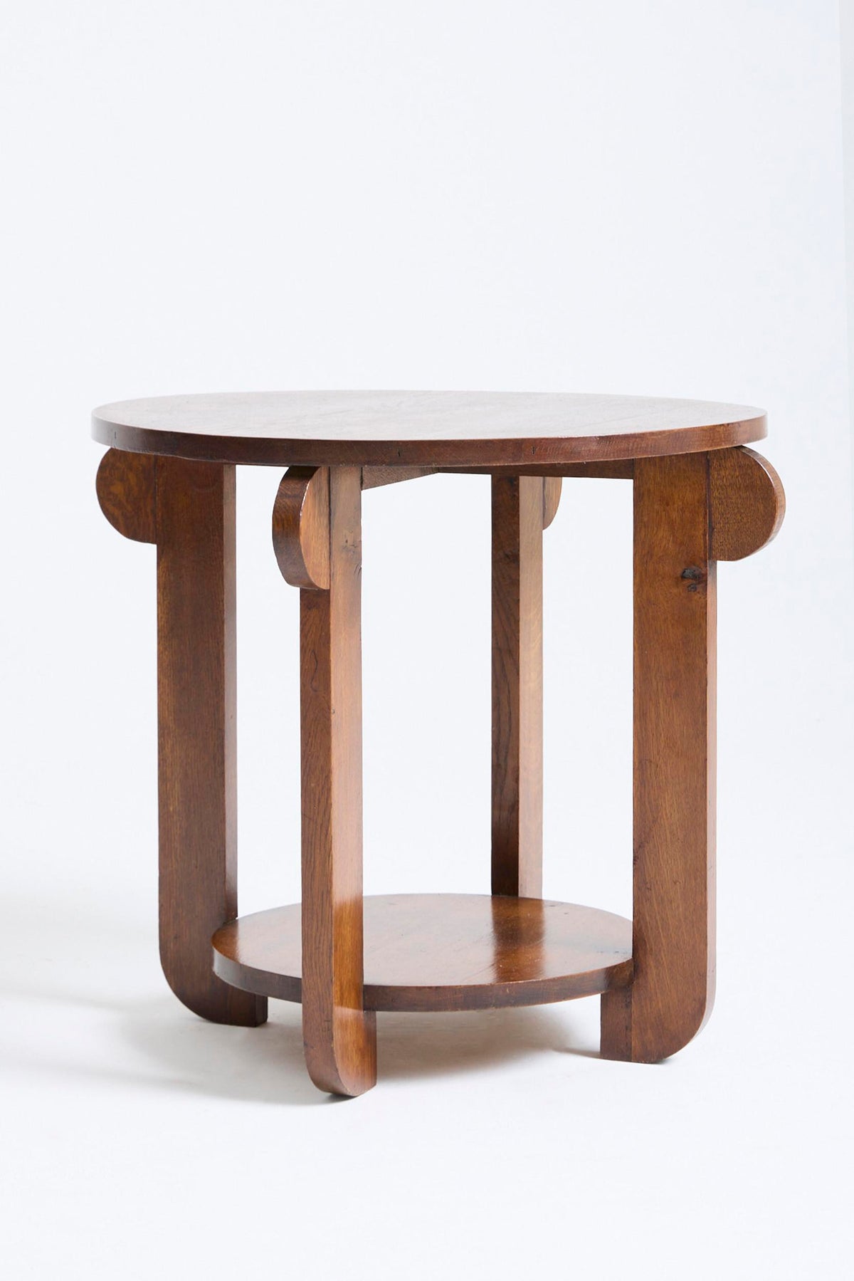 Art Deco Oak Side Table