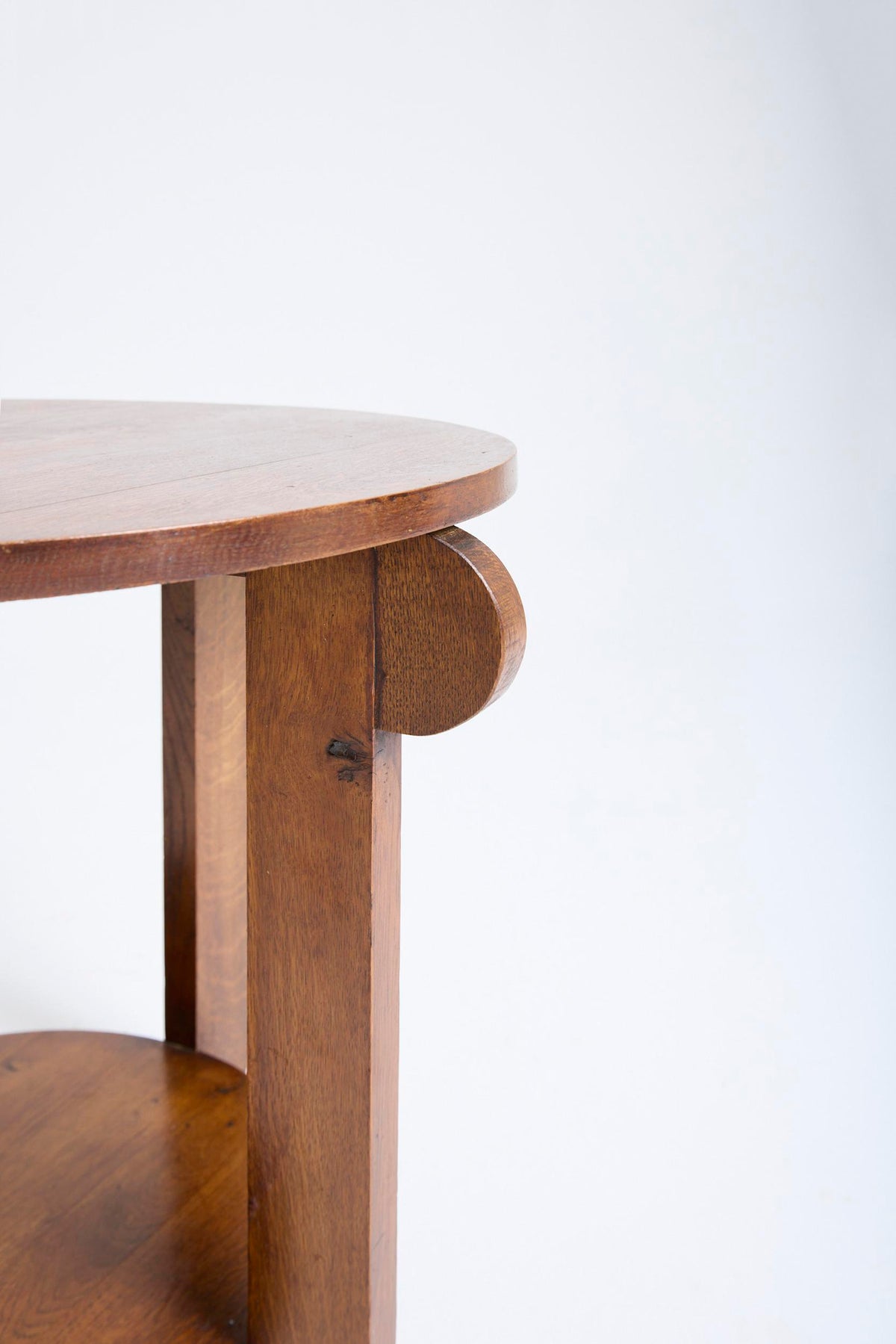 Art Deco Oak Side Table