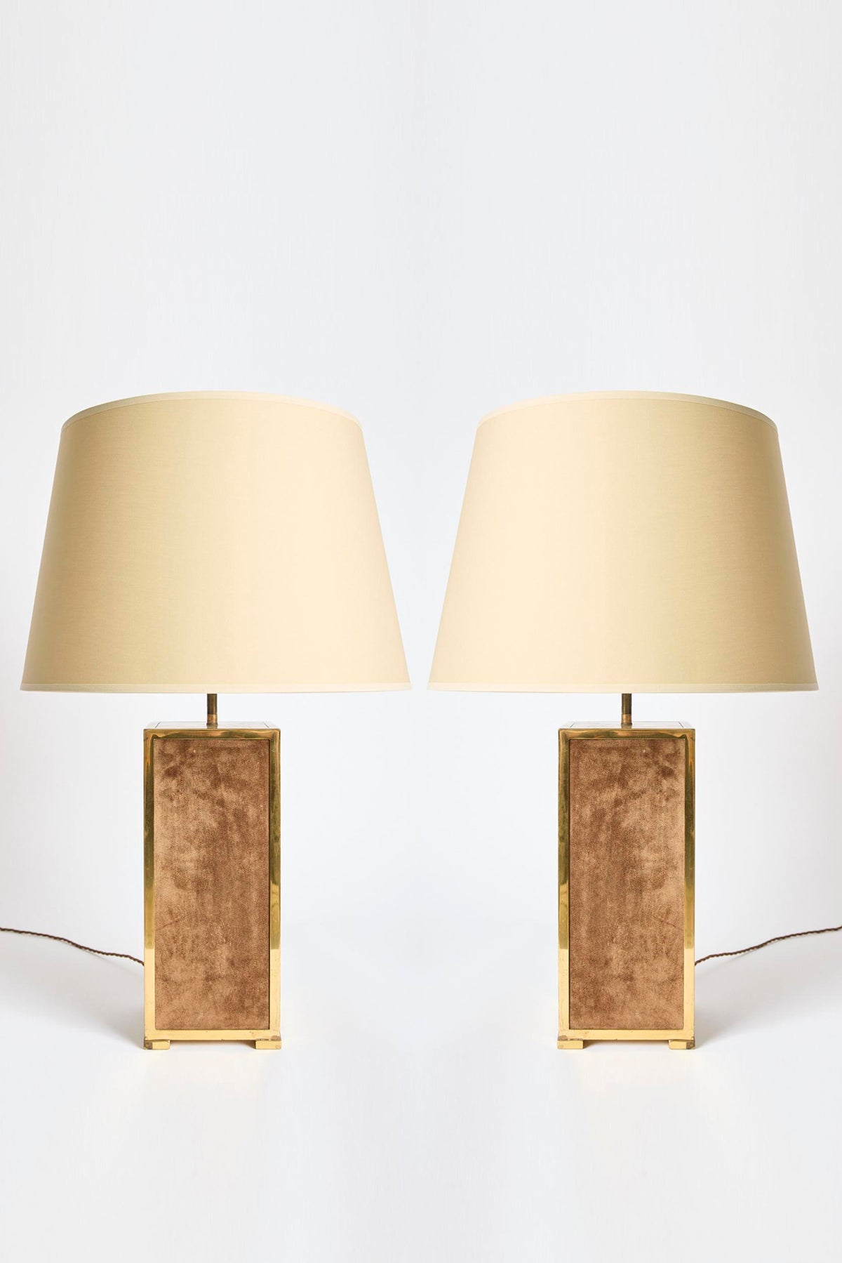 Pair of Brass Table Lamps