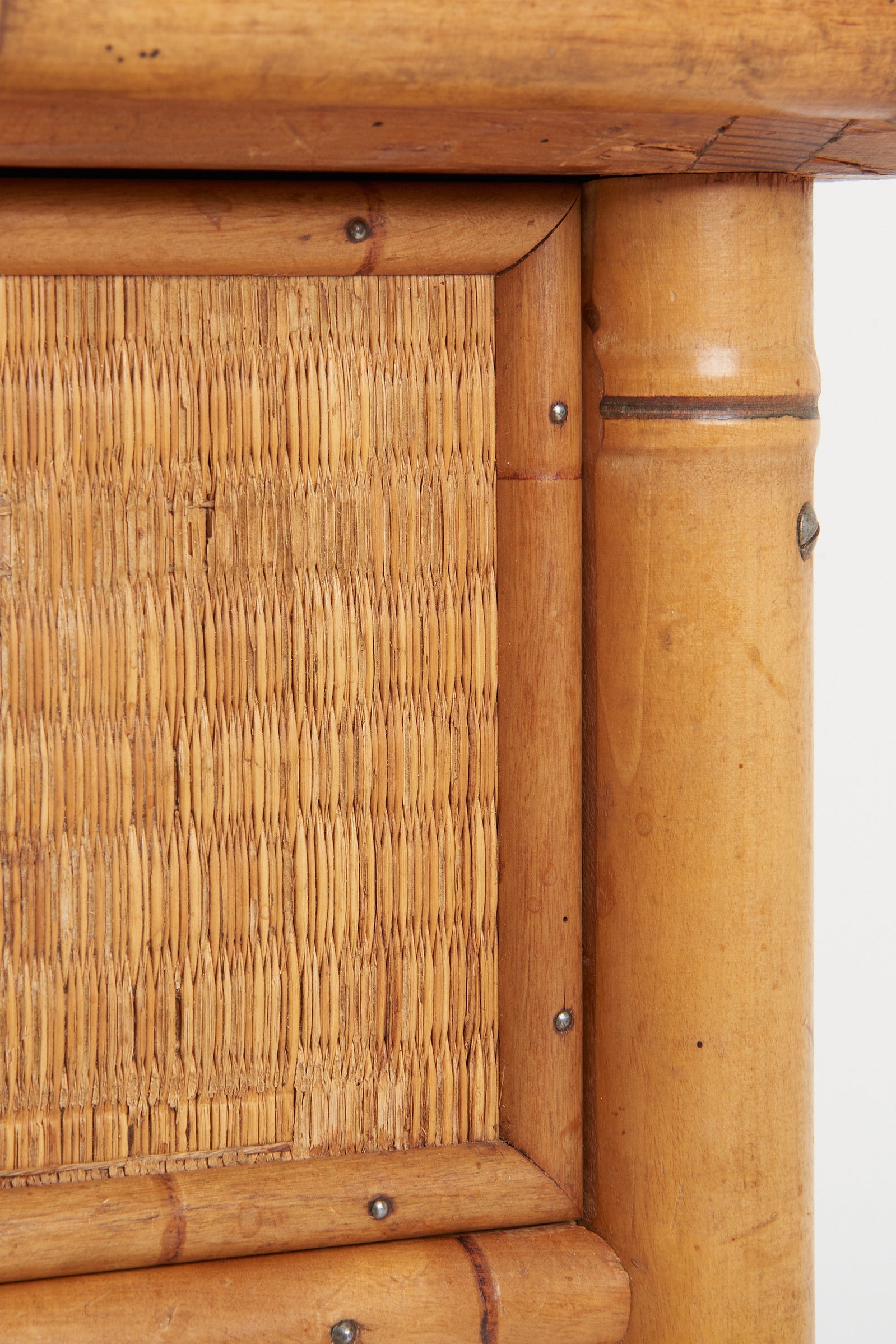 Faux Bamboo and Rattan Chest of Drawers by Bodafors