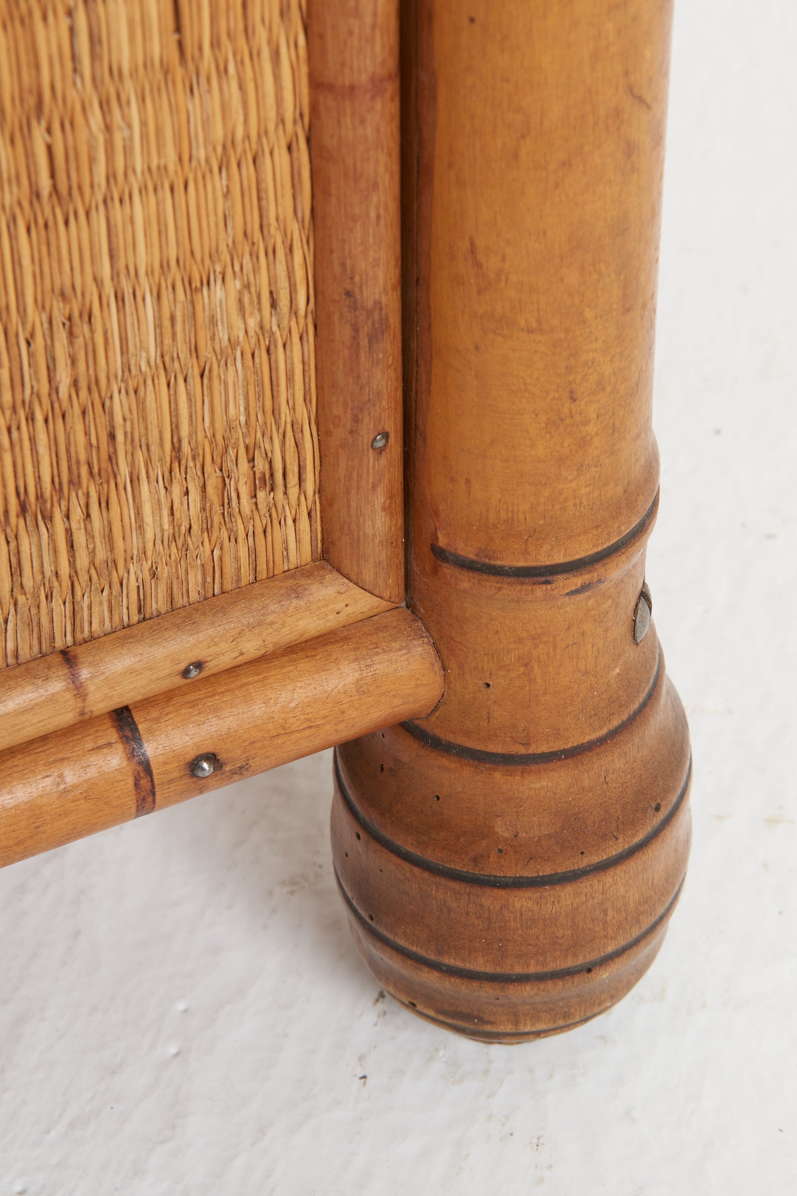 Faux Bamboo and Rattan Chest of Drawers by Bodafors