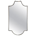 8941- Brass Shield Mirror