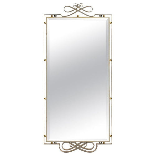 9702- Art Deco Forged Iron Mirror