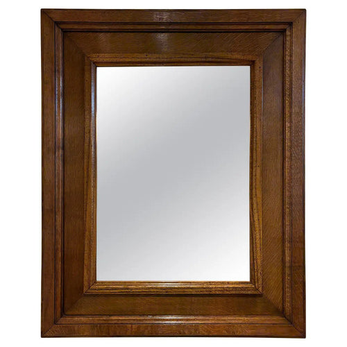 9770- 1940s Oak Mirror
