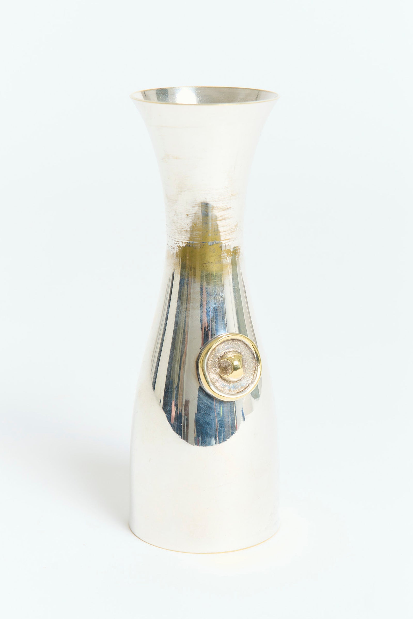 Silvered Vase by Teghini Firenze