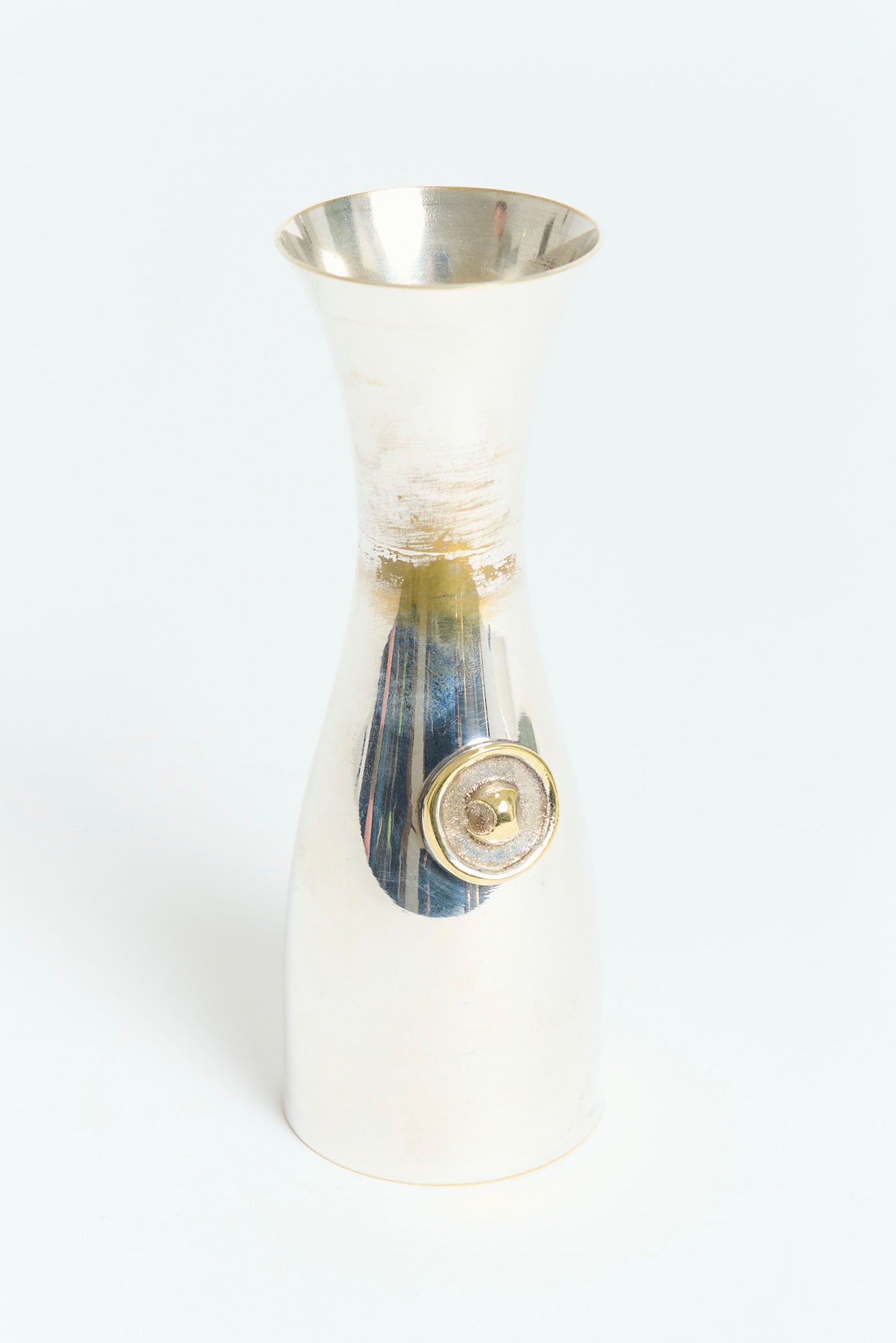 Silvered Vase by Teghini Firenze