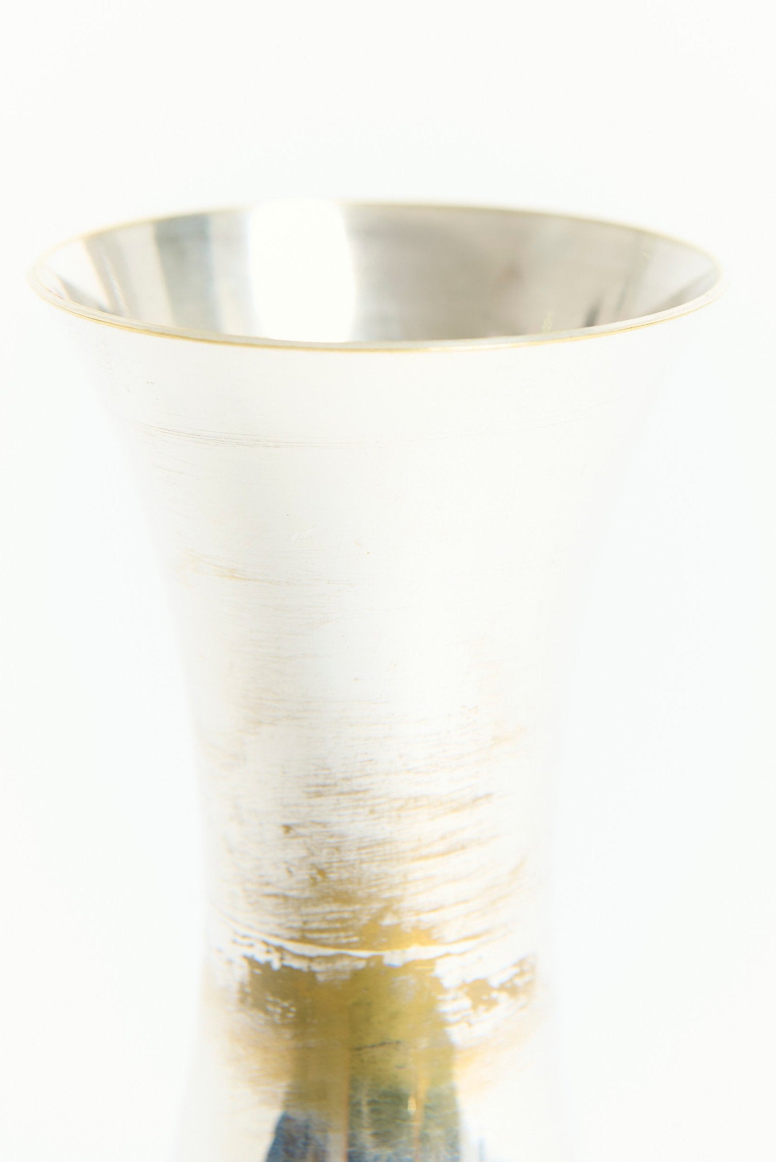 Silvered Vase by Teghini Firenze