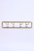 5852- Brass Coat Rack and Hangers