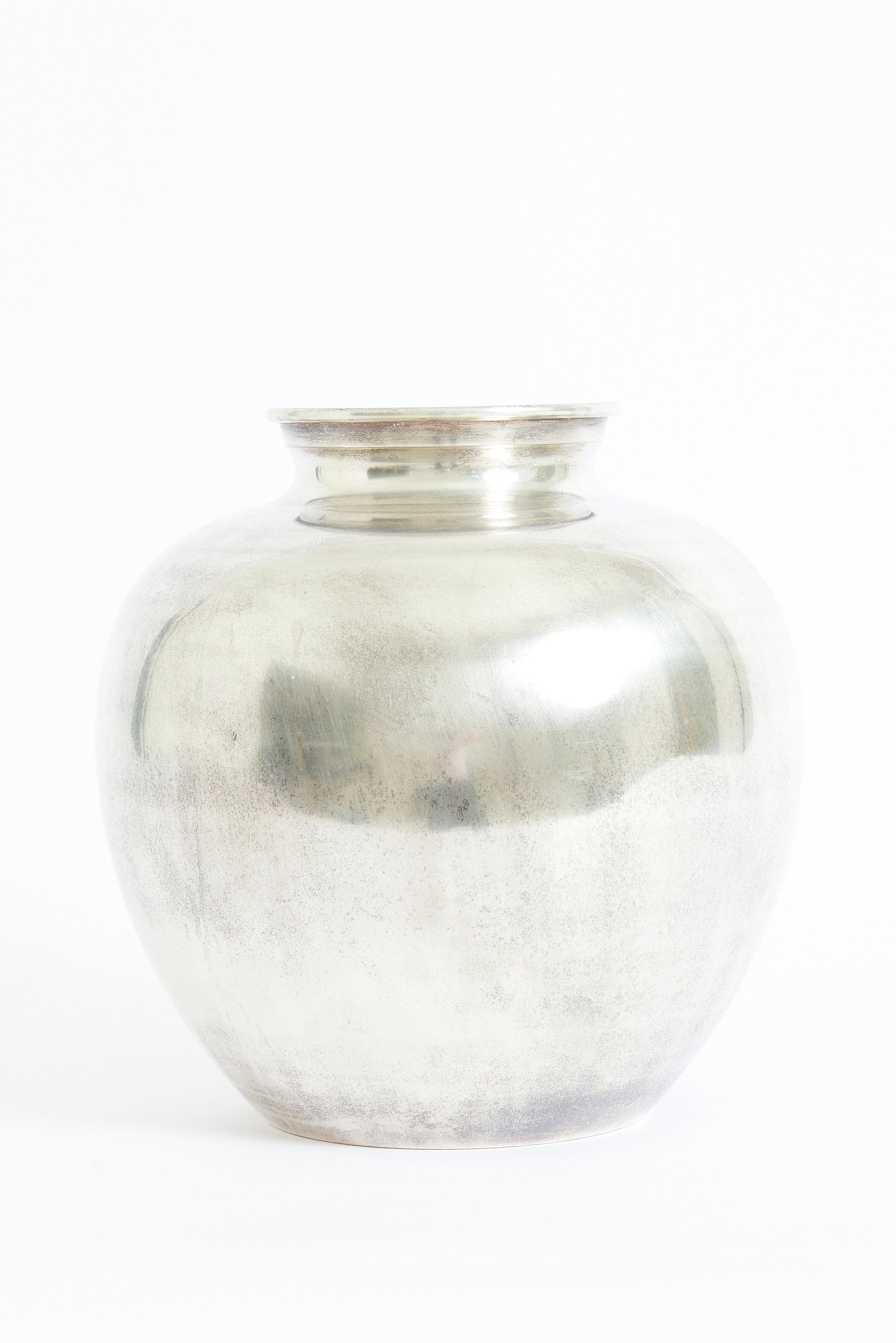 6213- Large Mid-Century Metal Vase