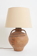6554- Early 20th Century Spanish Terracotta Table Lamp