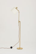 6656- Brass Reading Floor Lamp by Falkenbergs Belysning