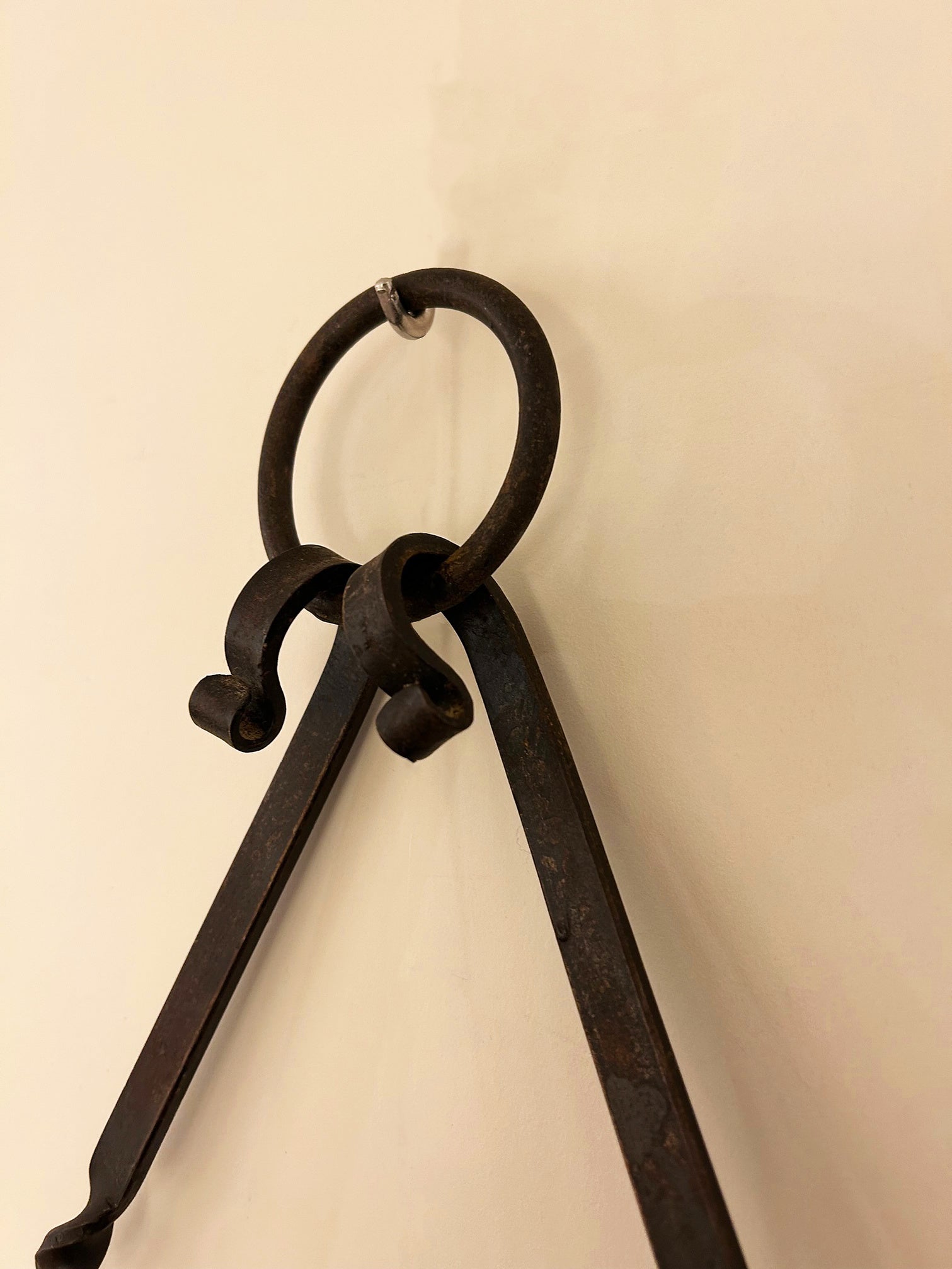 Wrought Iron Hung Mirror