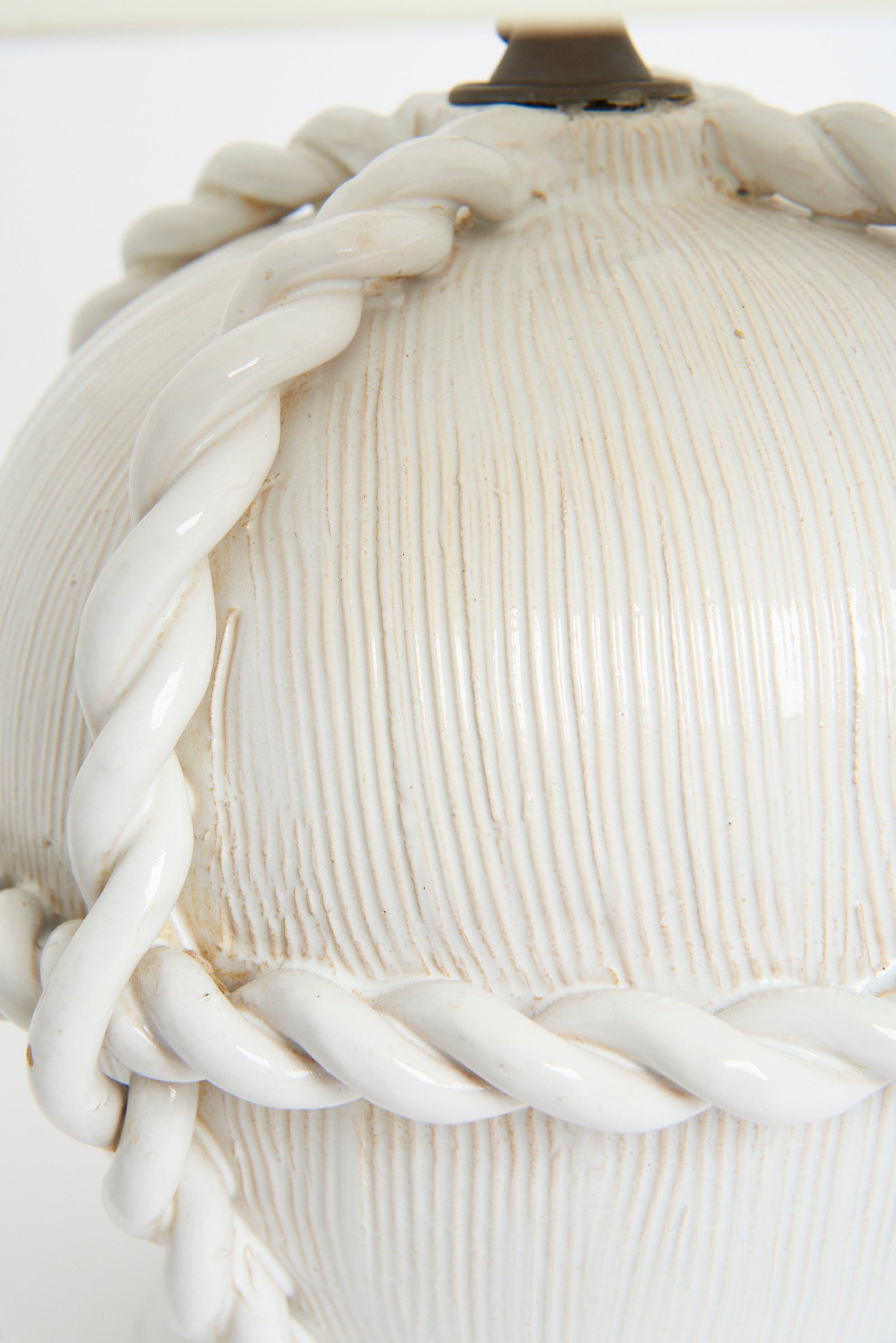 White Ceramic Table Lamp